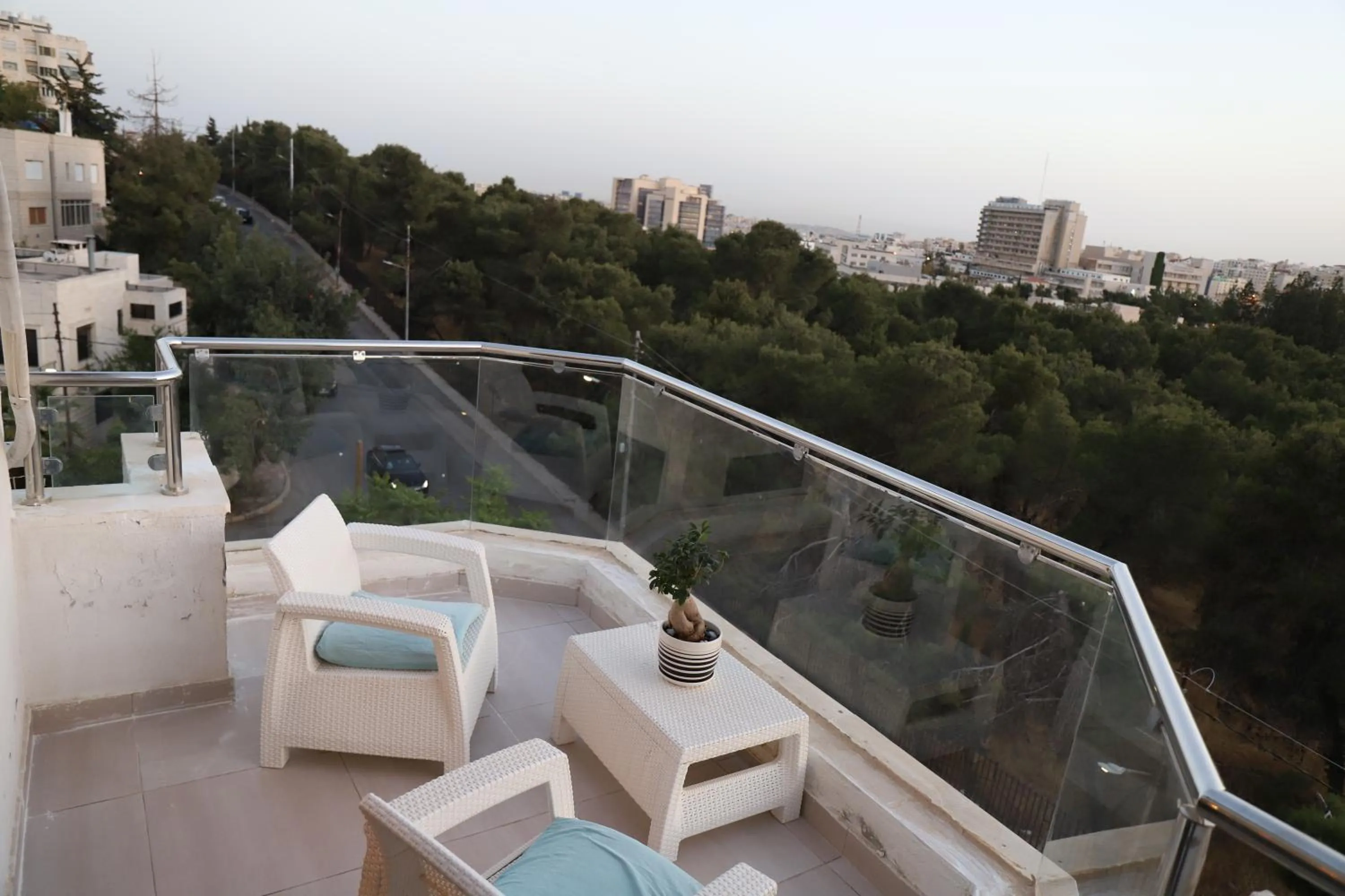 Balcony/Terrace in AlQimah Hotel Apartments