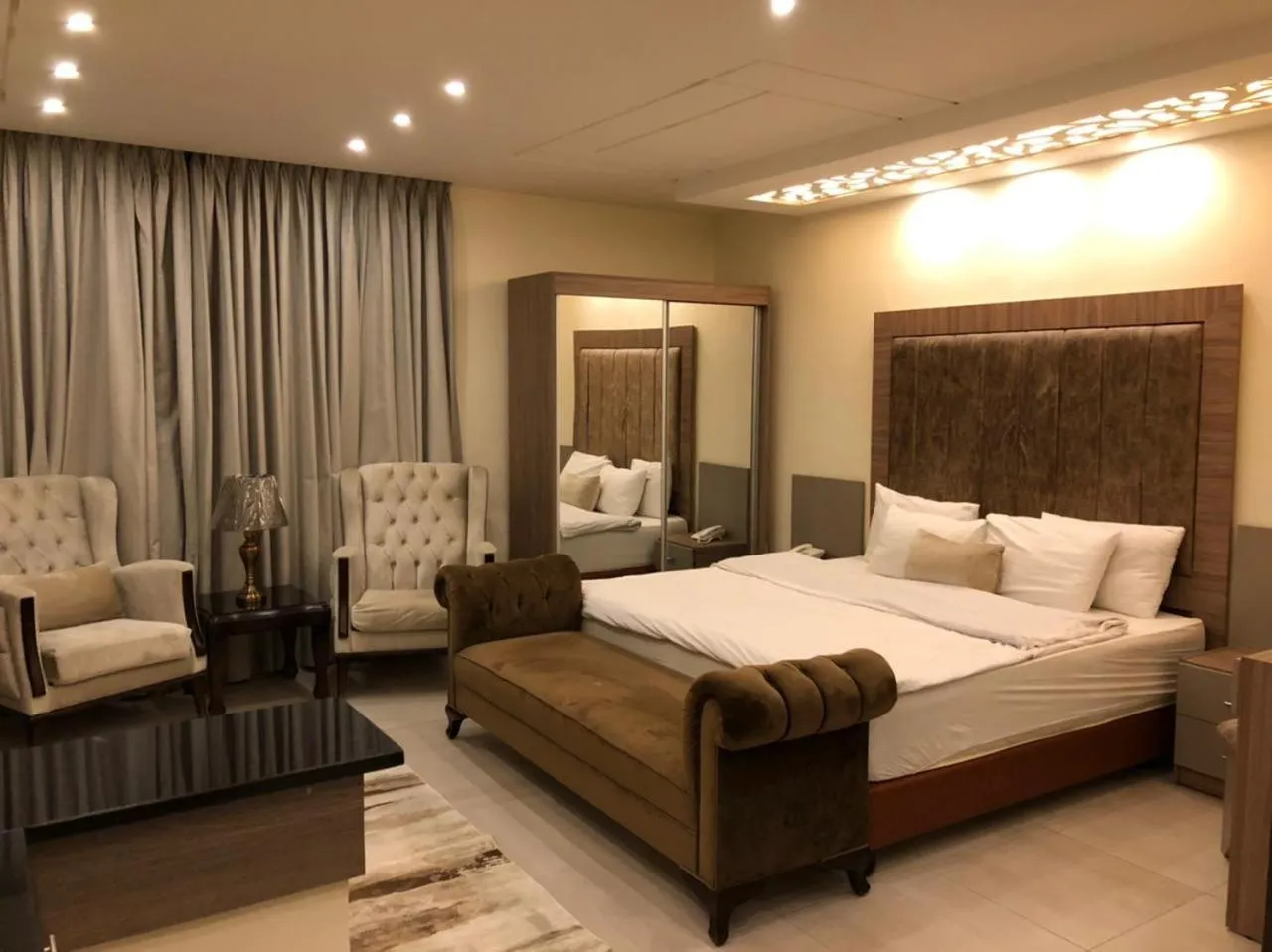 Photo of the whole room, Bed in AlQimah Hotel Apartments