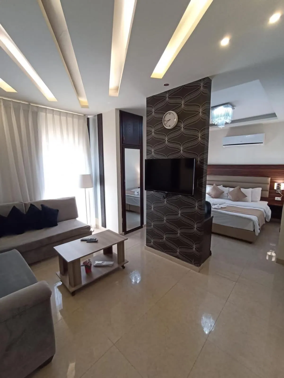 Seating area in AlQimah Hotel Apartments