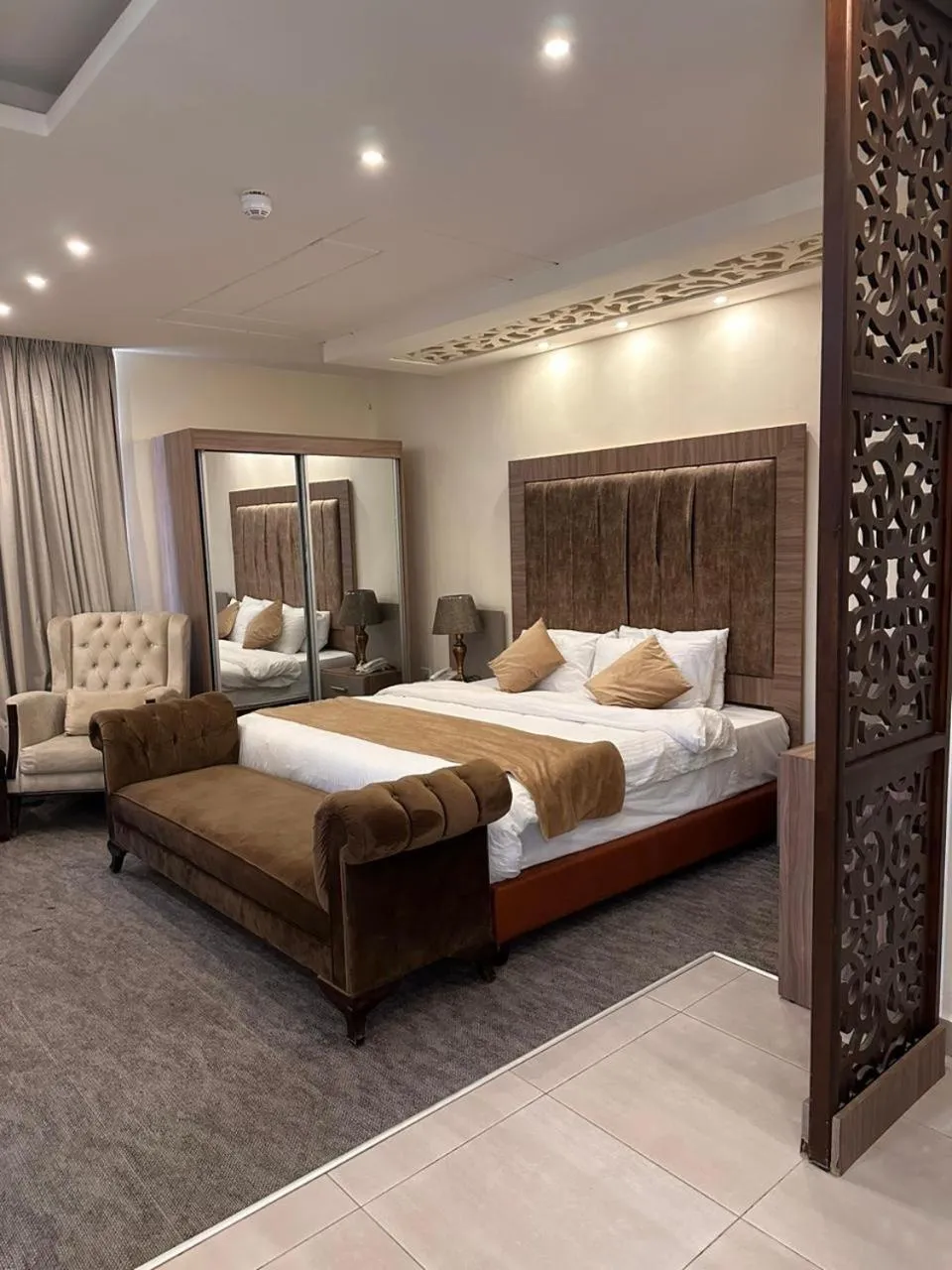 Photo of the whole room, Bed in AlQimah Hotel Apartments