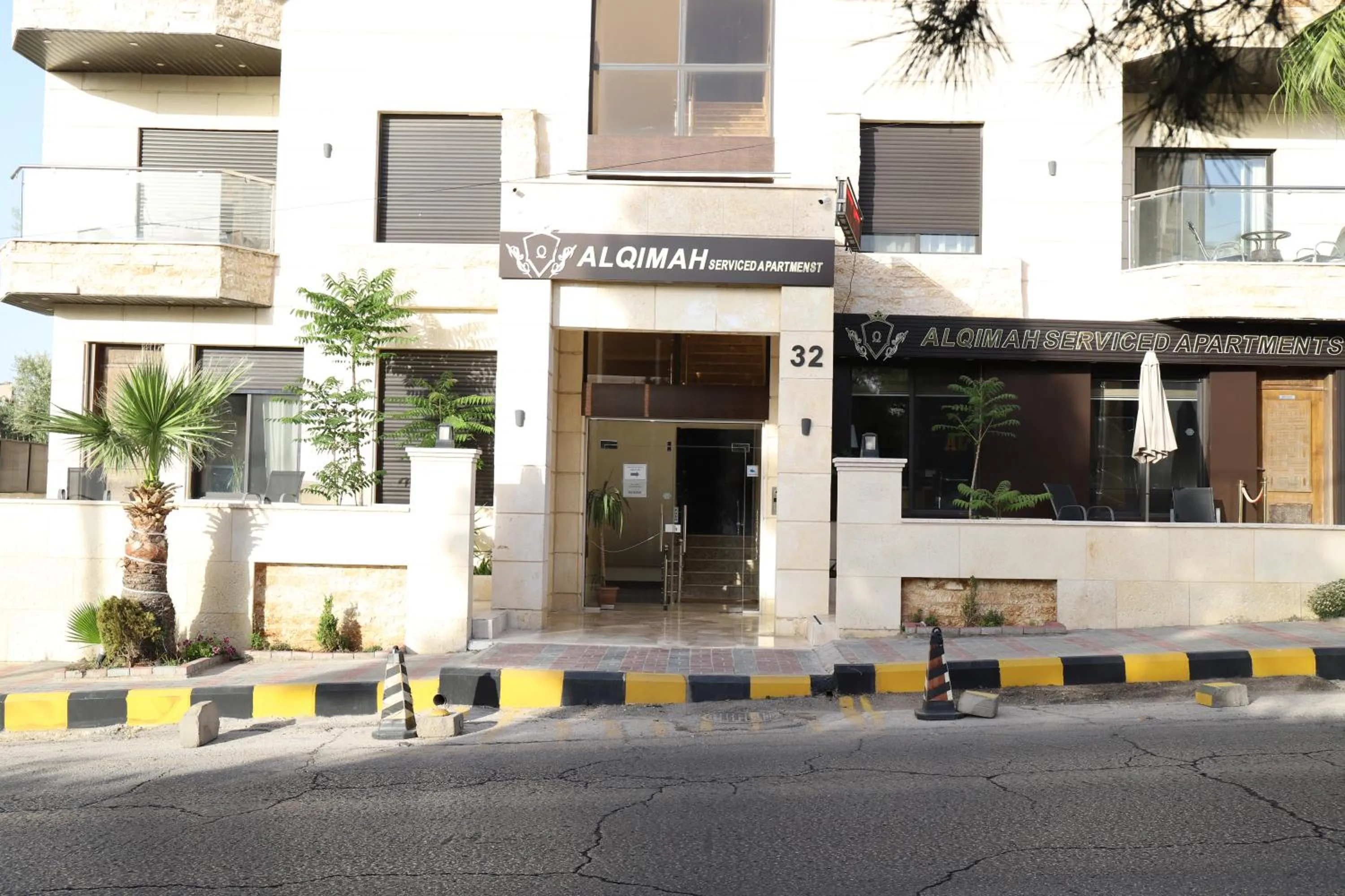 Facade/entrance in AlQimah Hotel Apartments