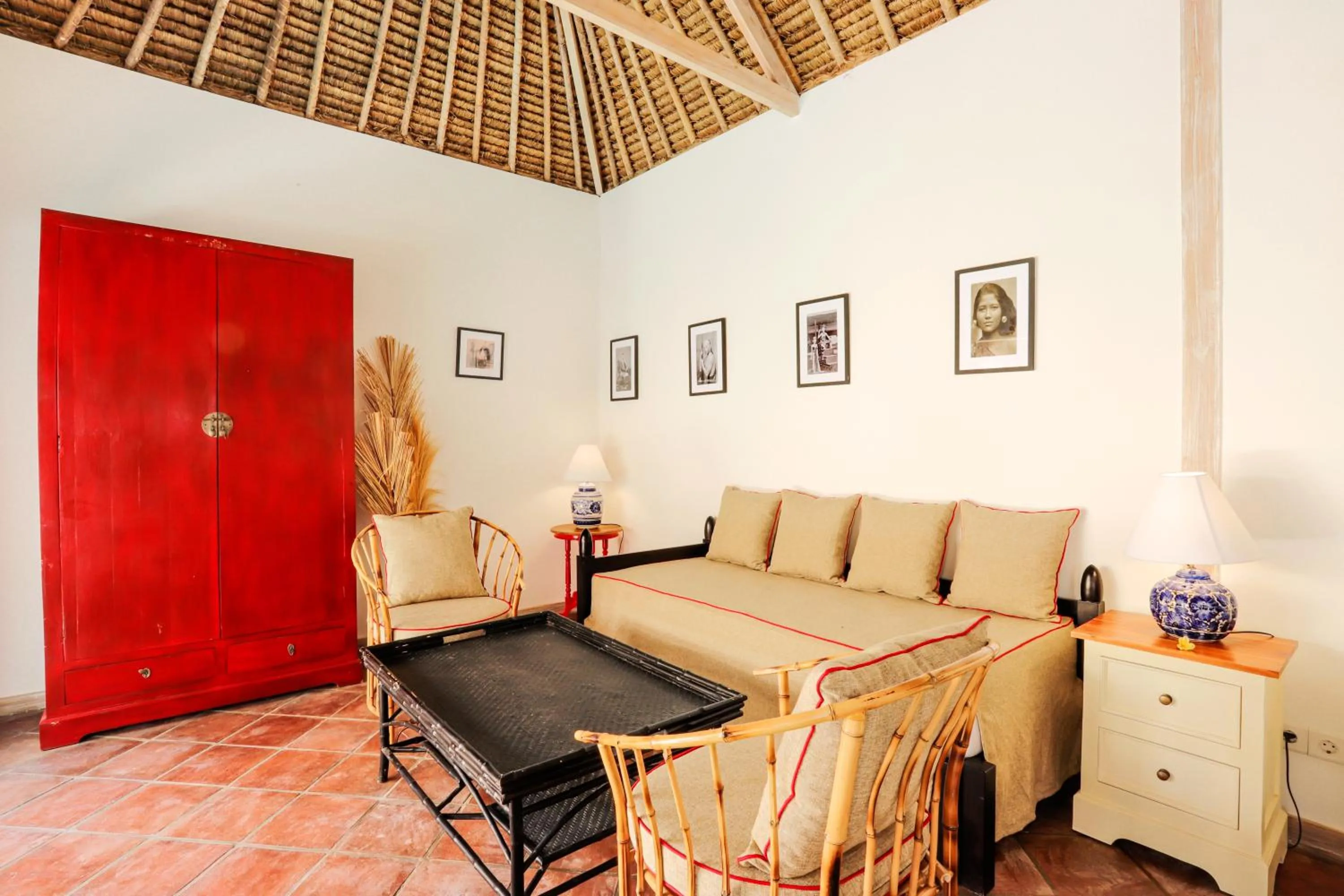 Seating area in Amahelia Luxury Resort & Restaurant - Gili Asahan