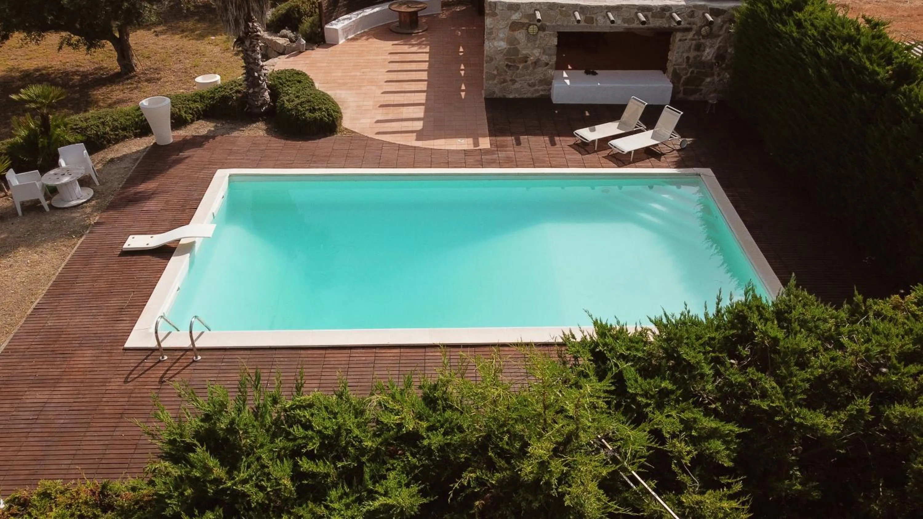 Pool view in Borgo delle Pietre