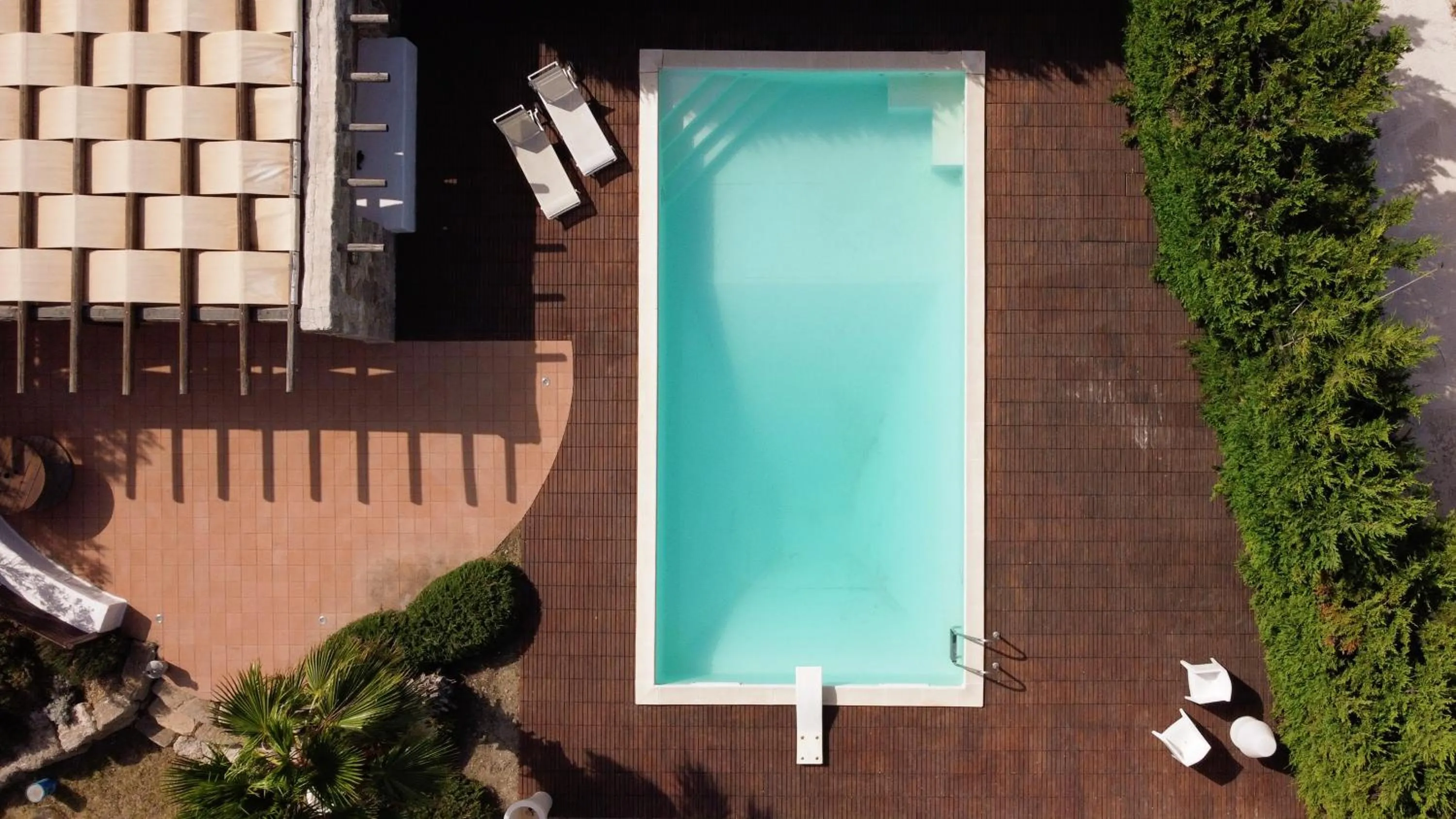 Pool view in Borgo delle Pietre