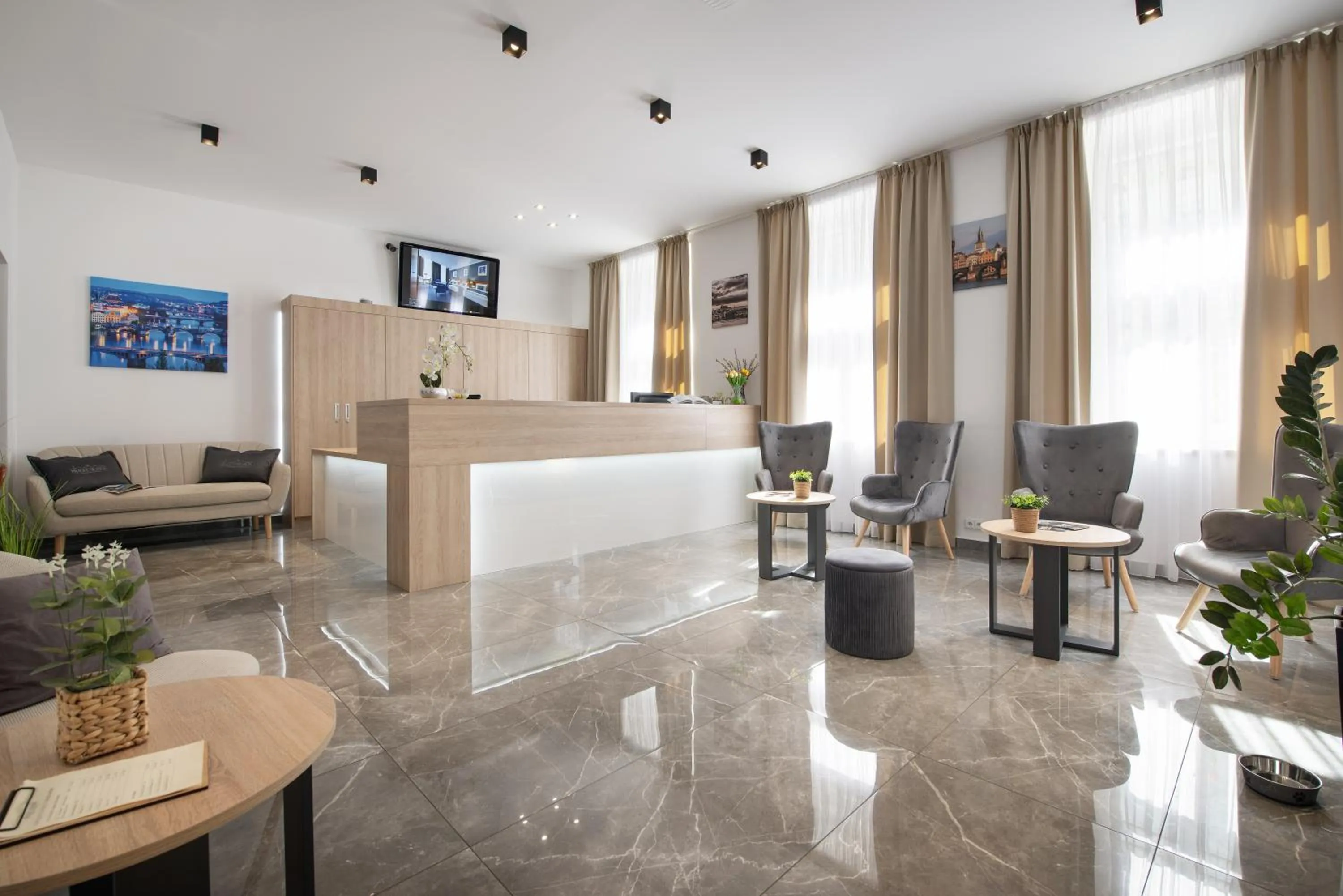 Lobby or reception in Prague Season Hotel