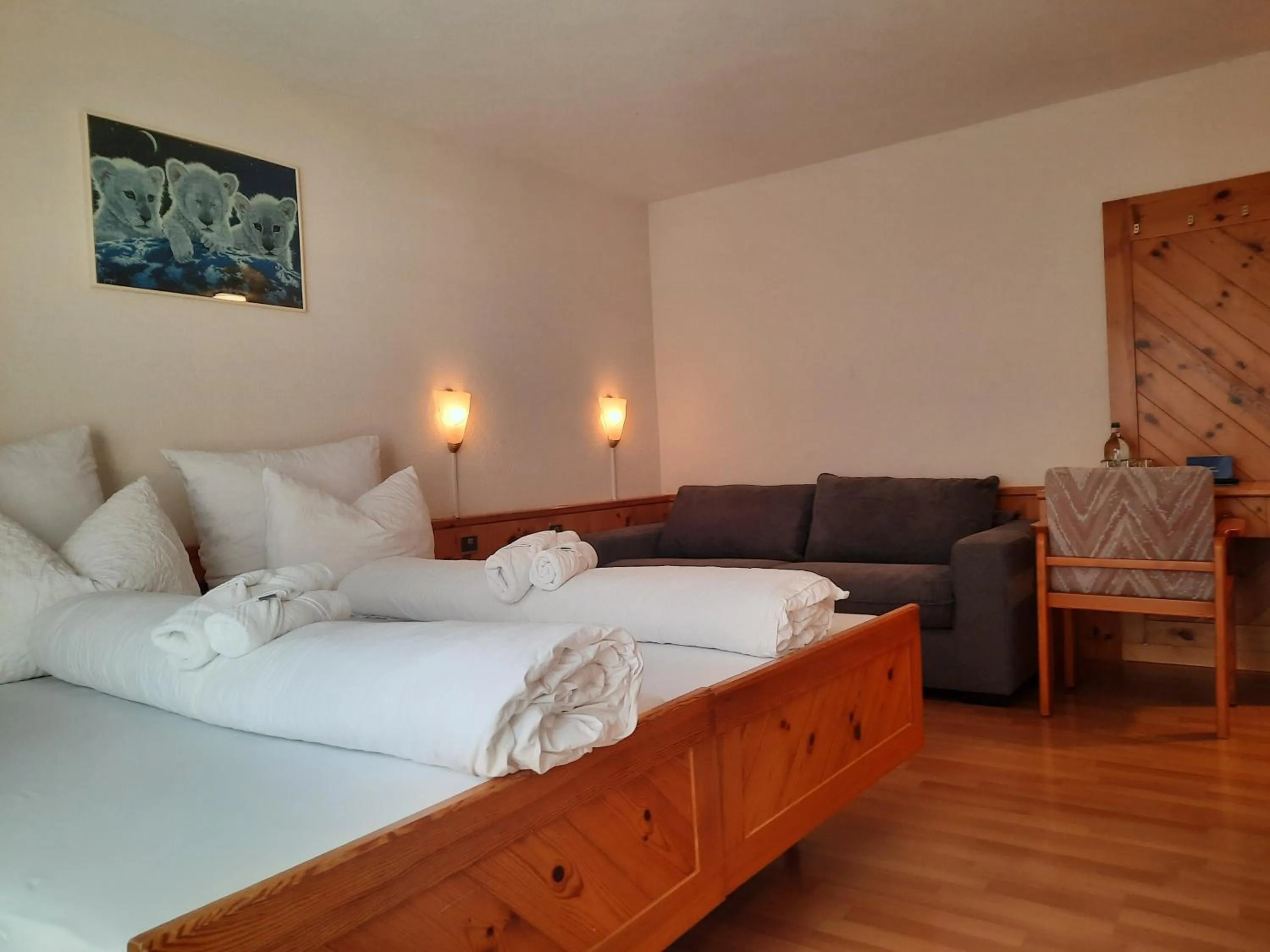 Bedroom, Bed in Hotel Schiffahrt