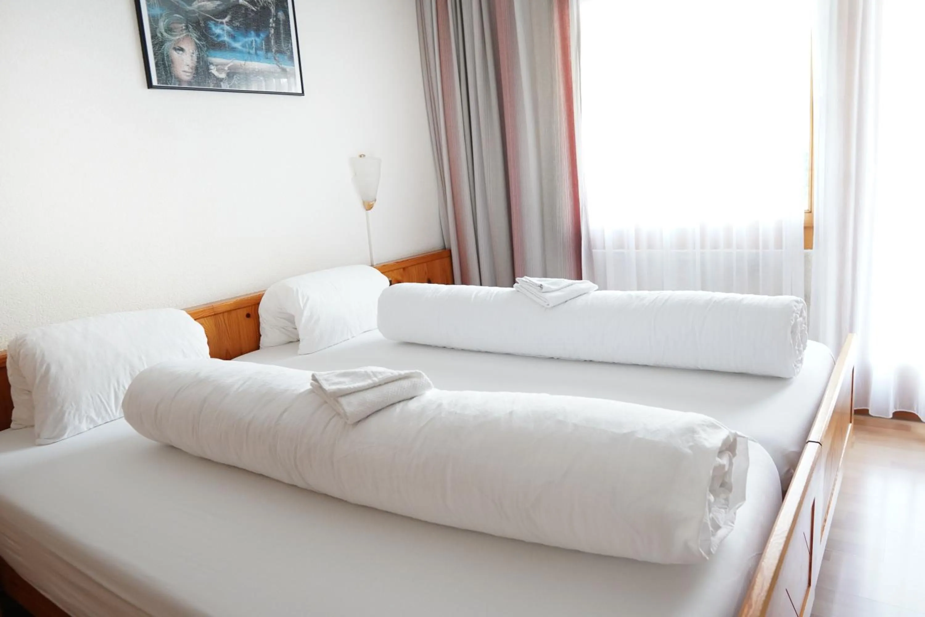 Bedroom, Bed in Hotel Schiffahrt