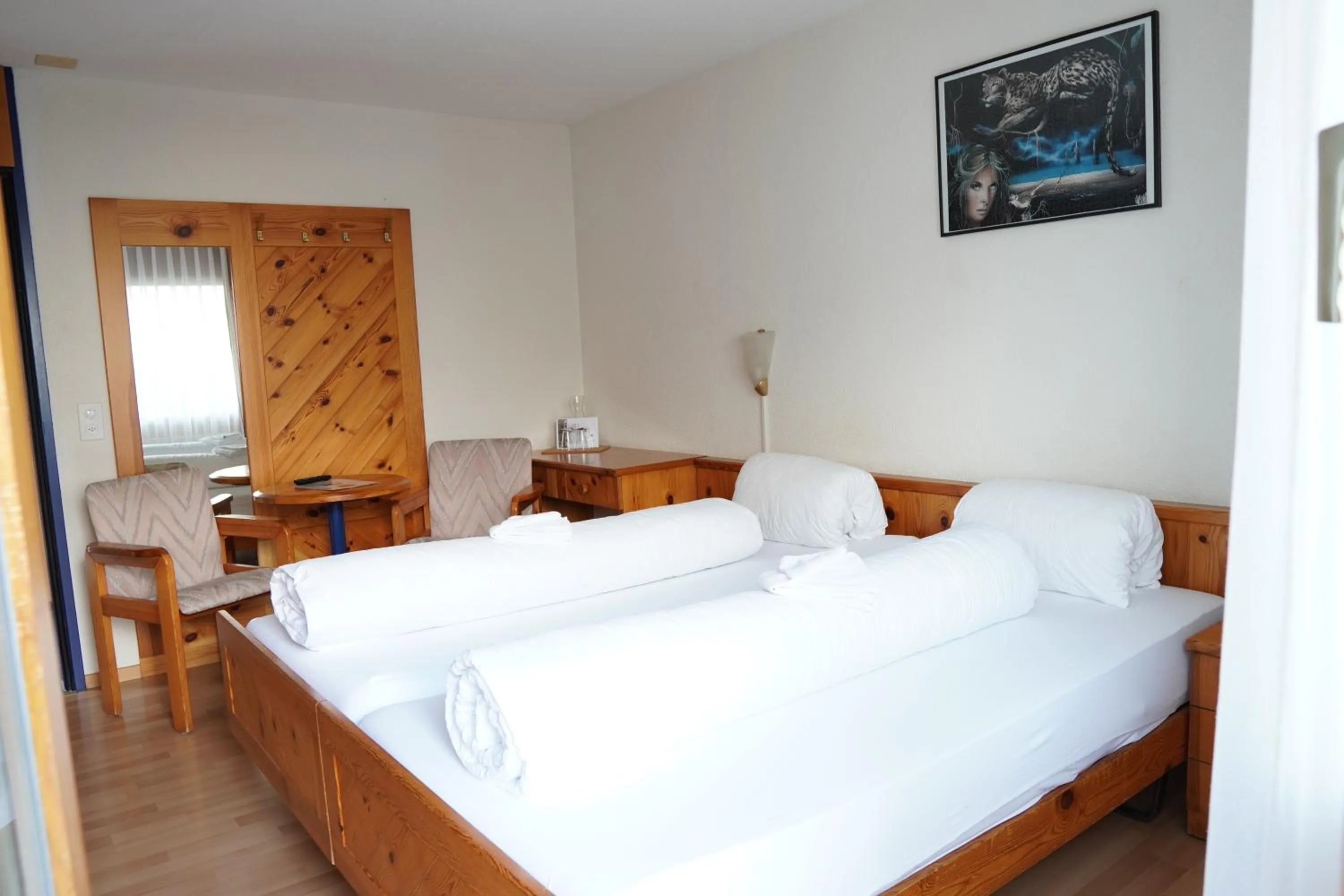 Bedroom, Bed in Hotel Schiffahrt