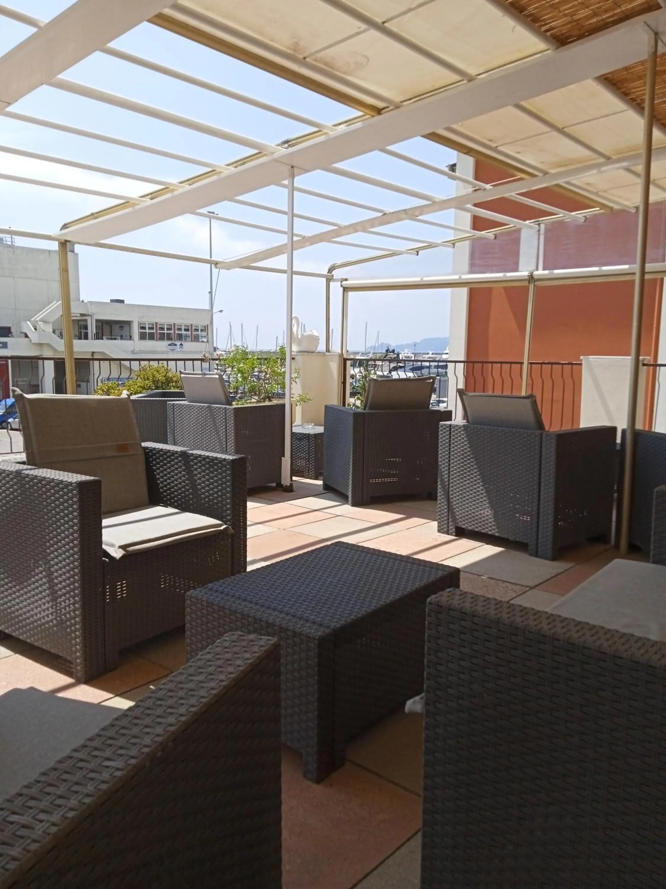 Balcony/Terrace in Albergo Stella Di Mare