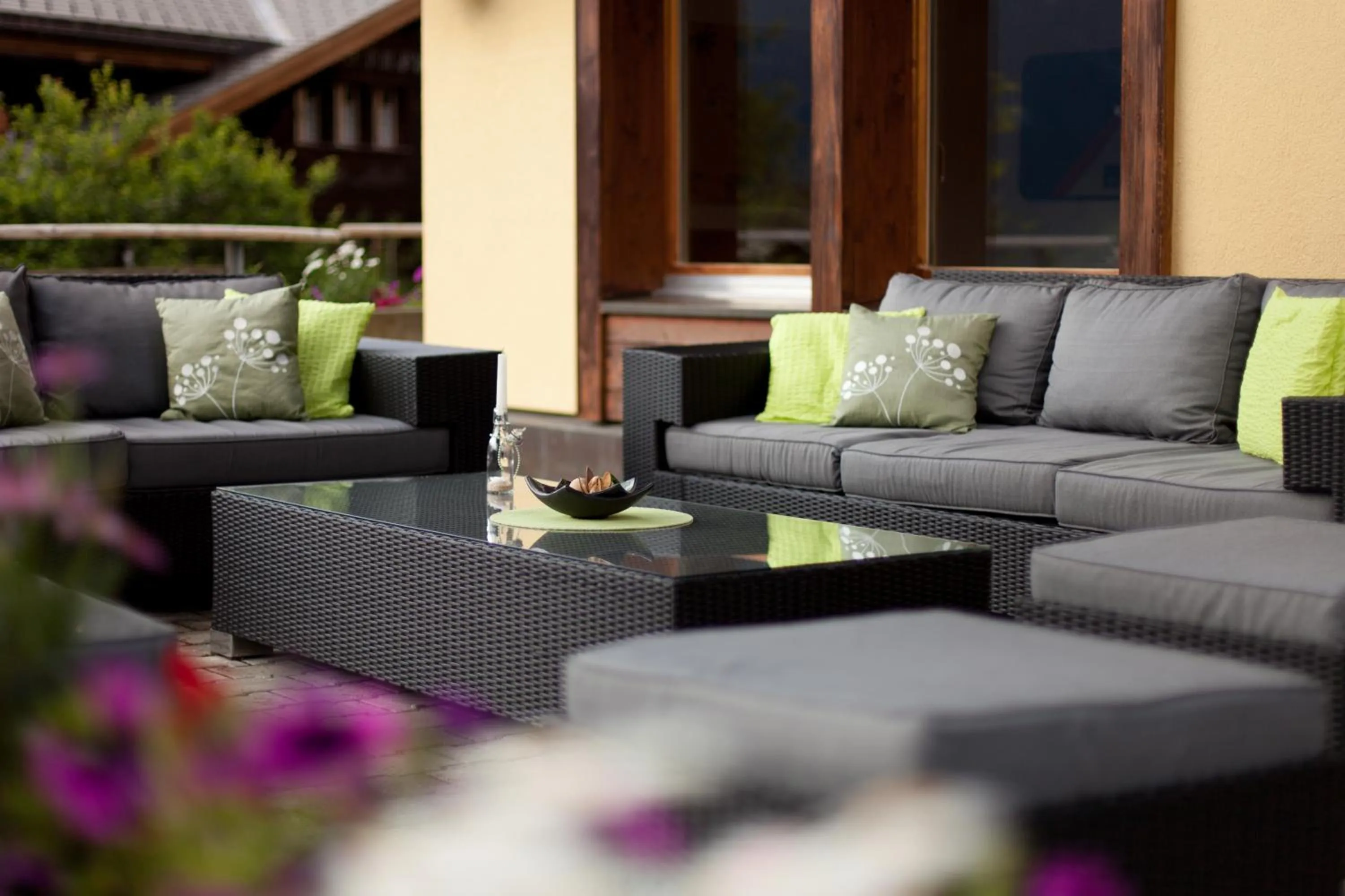 Patio in Hotel Edelweiss