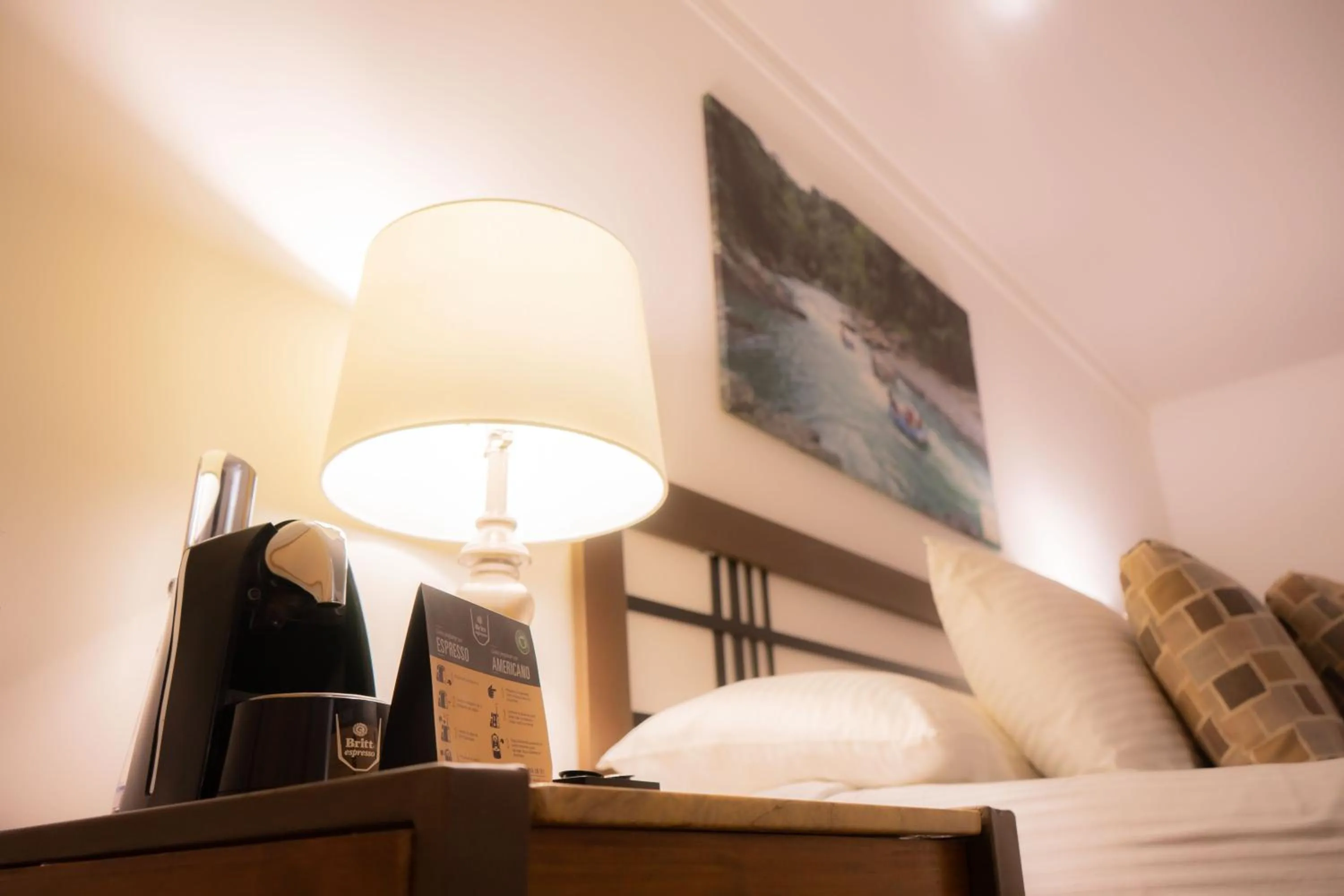 furniture, Bed in Hotel Zima