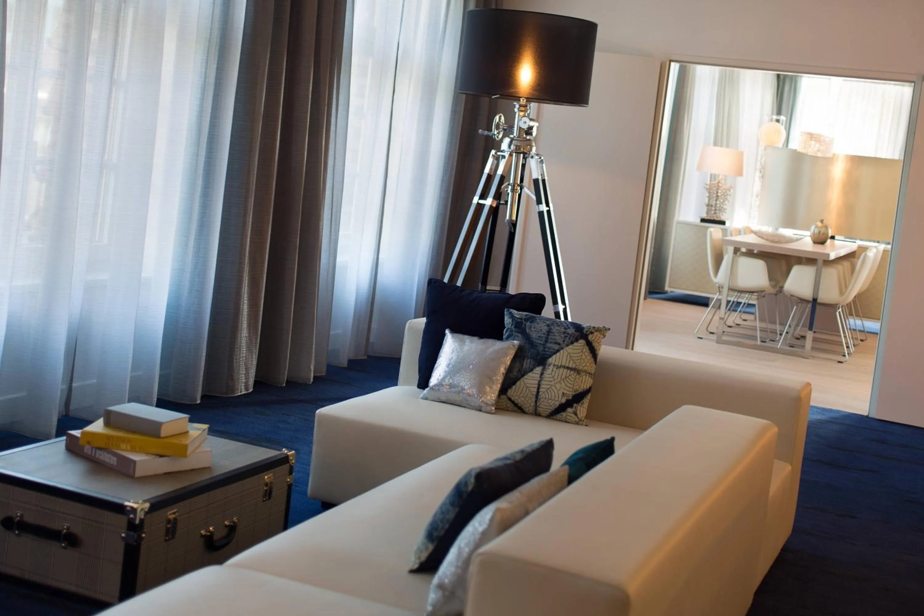 Bedroom in Renaissance Hamburg Hotel