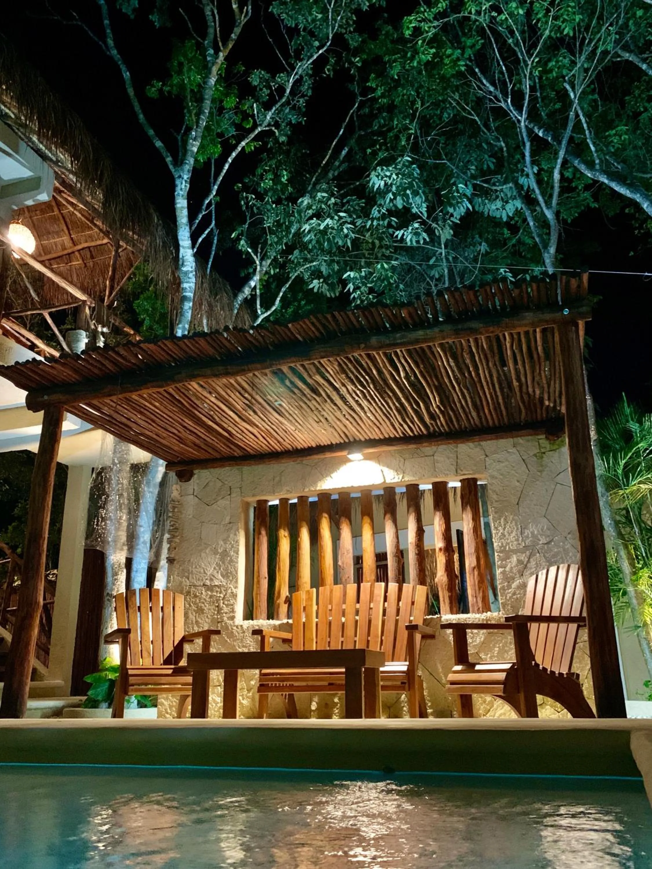 Patio in La Selva Apartments Tulum
