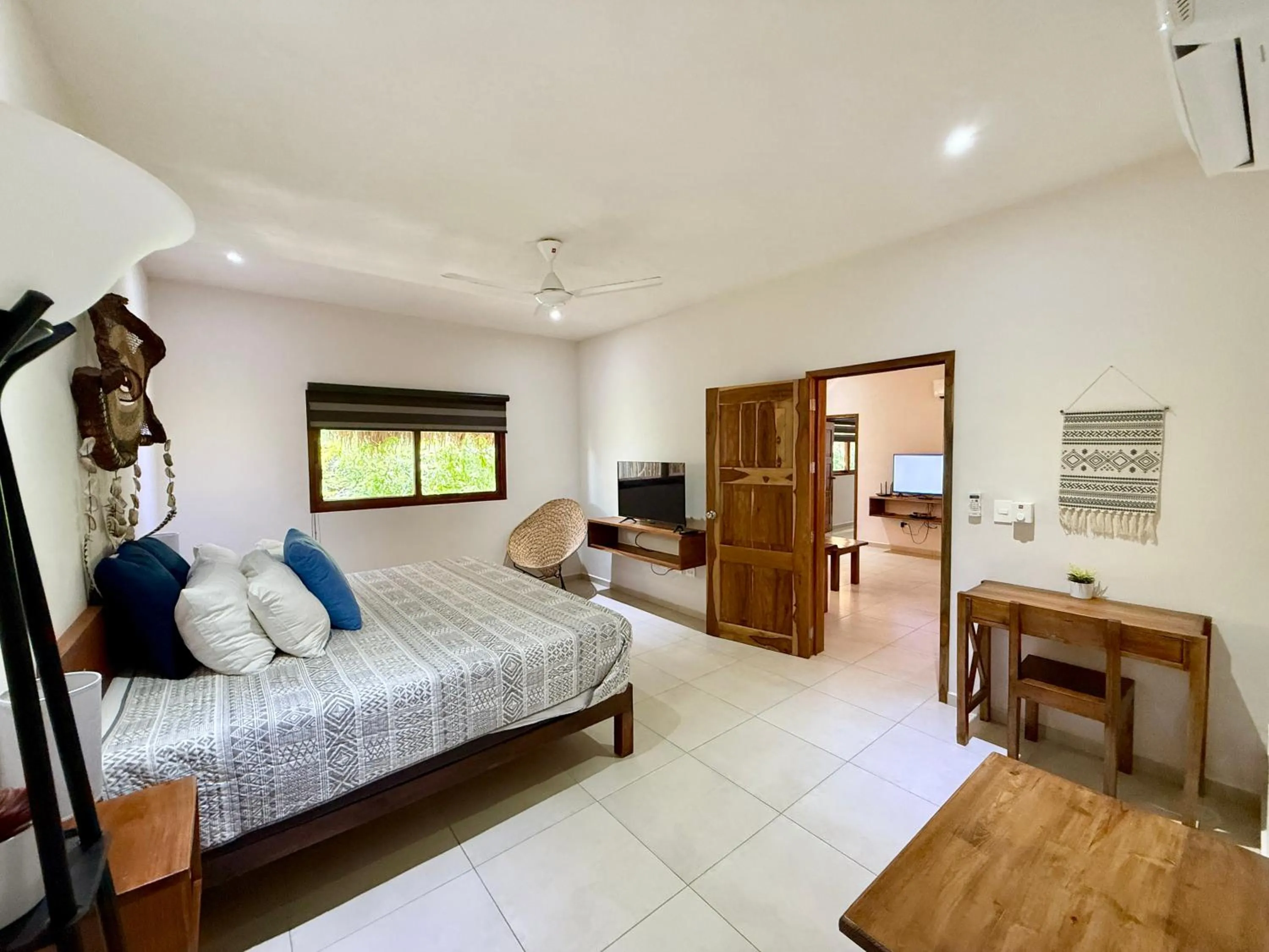 Bed in La Selva Apartments Tulum