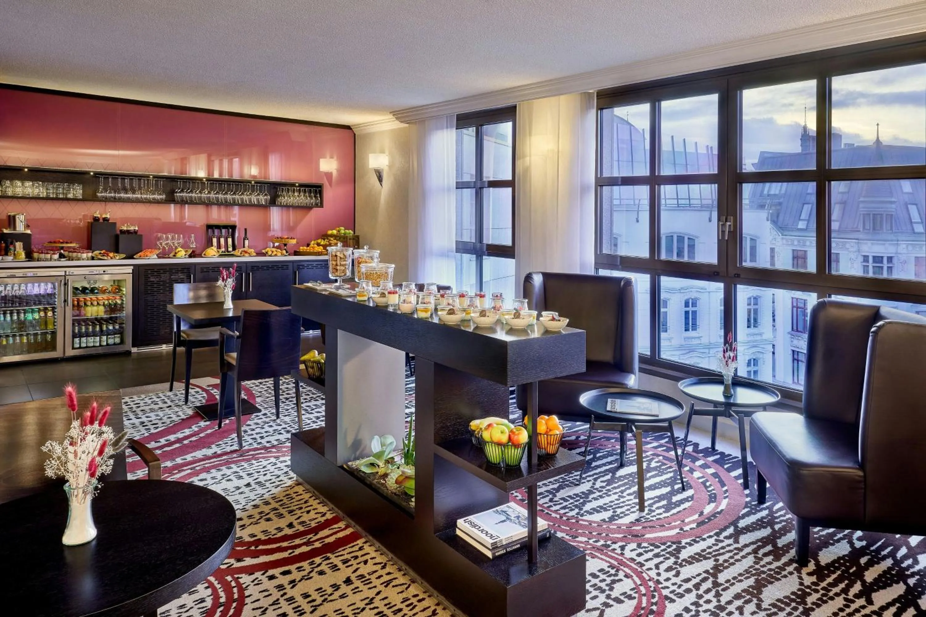 Lounge or bar in Hamburg Marriott Hotel