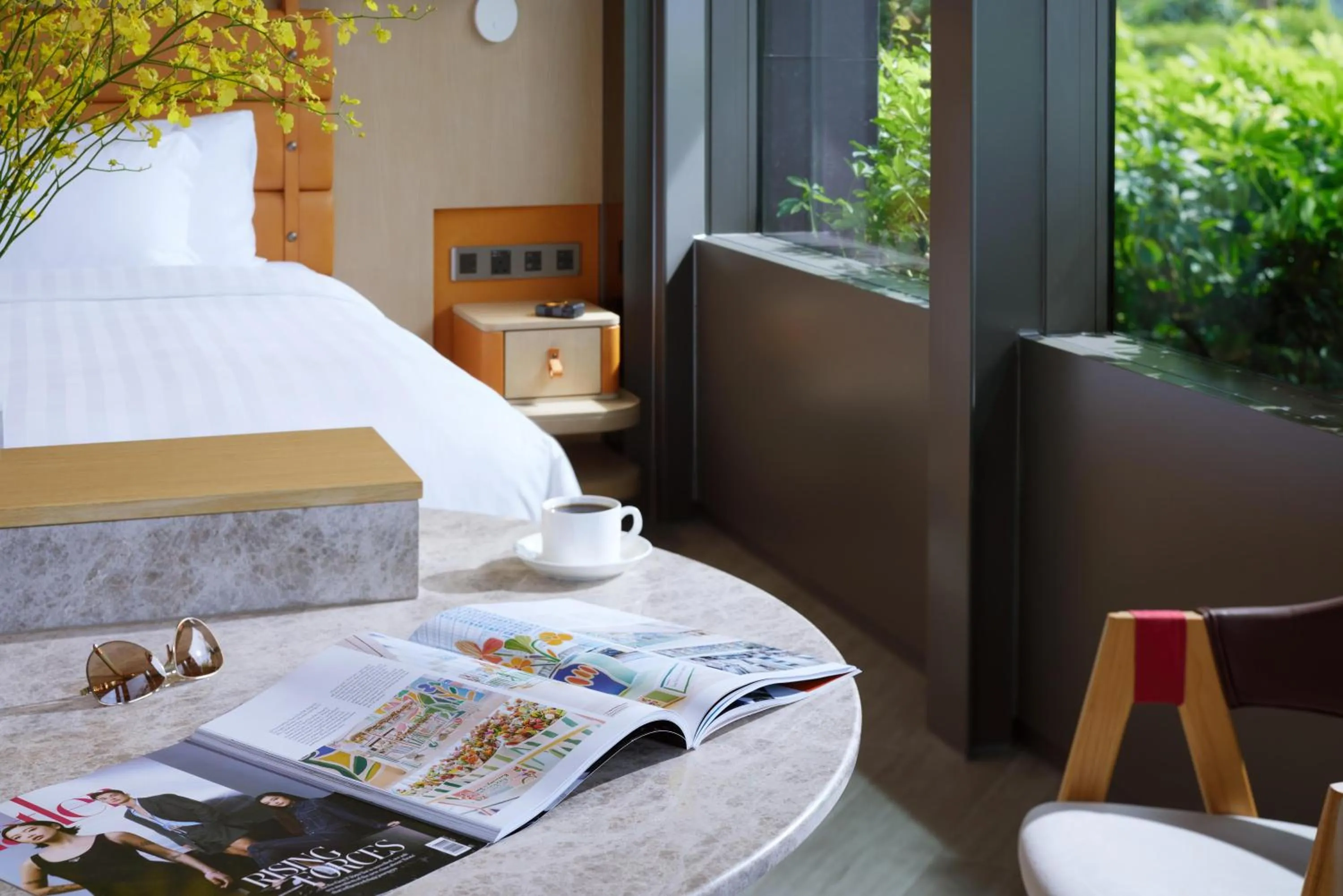 Photo of the whole room, Bed in WM Hotel Hong Kong, Vignette Collection