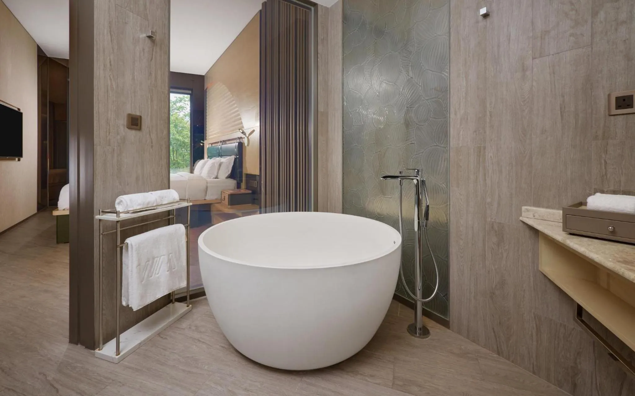 Bathroom in WM Hotel Hong Kong, Vignette Collection