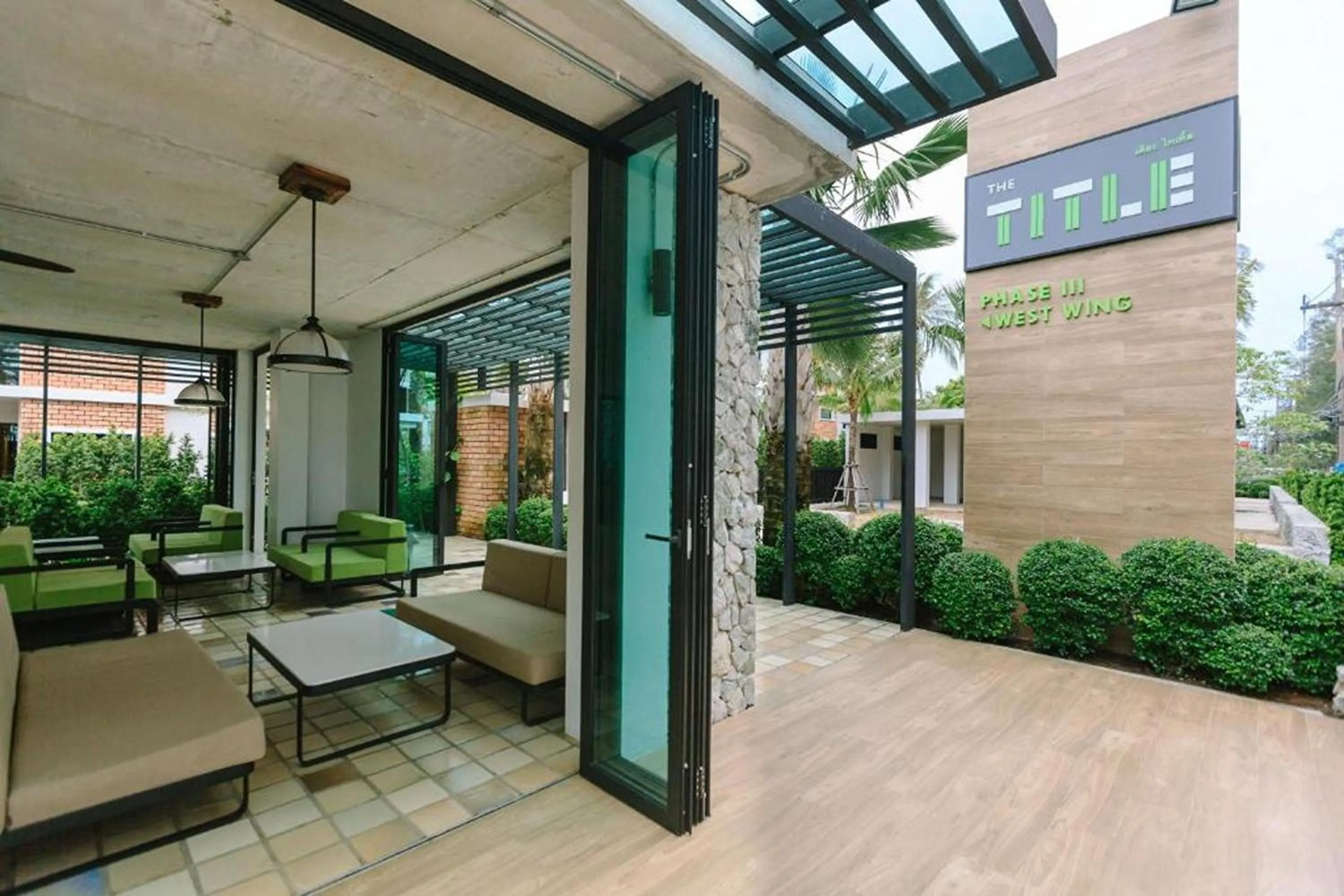 Lobby or reception in The Title Beach Front