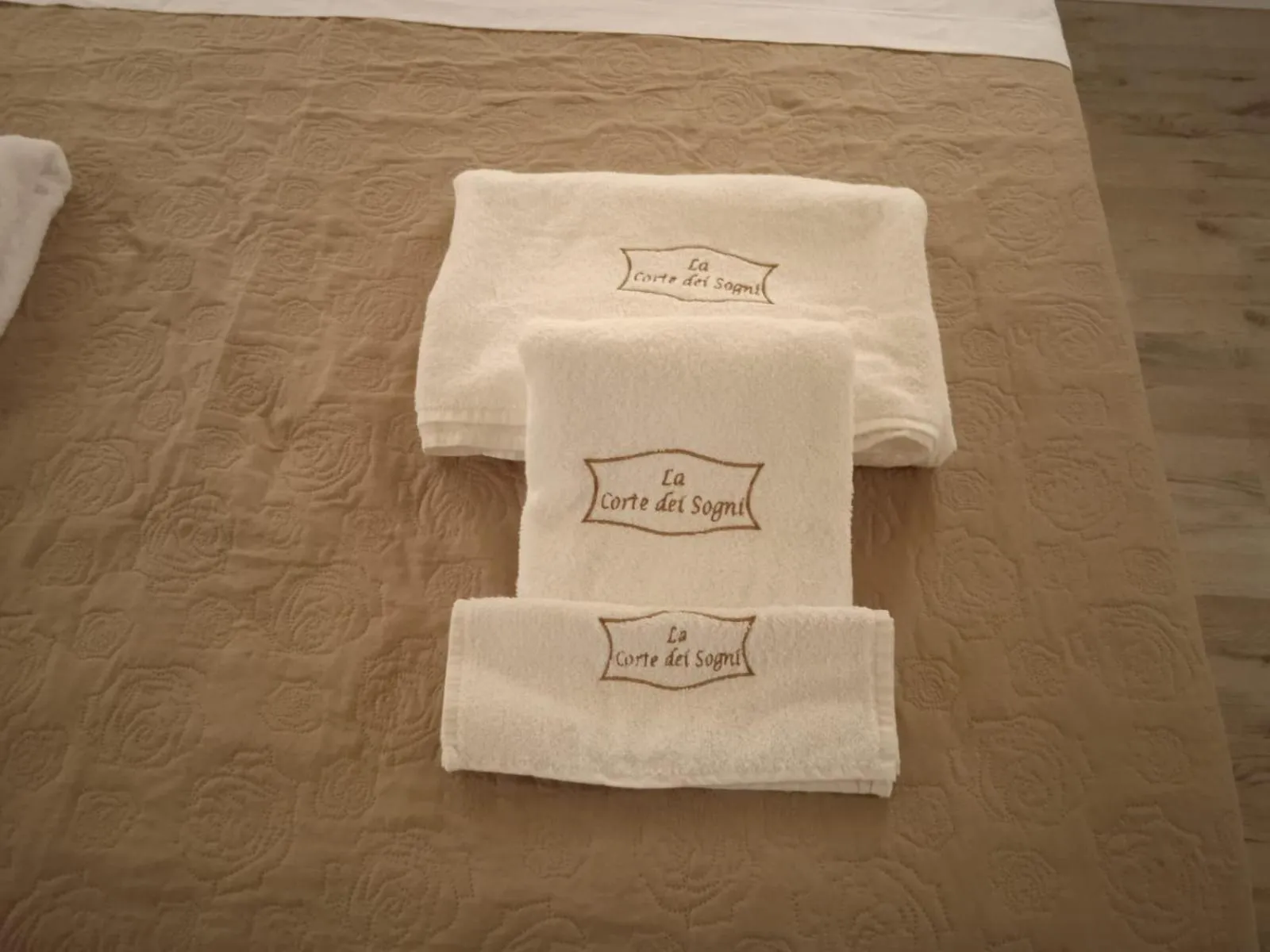 towels in La Corte dei Sogni