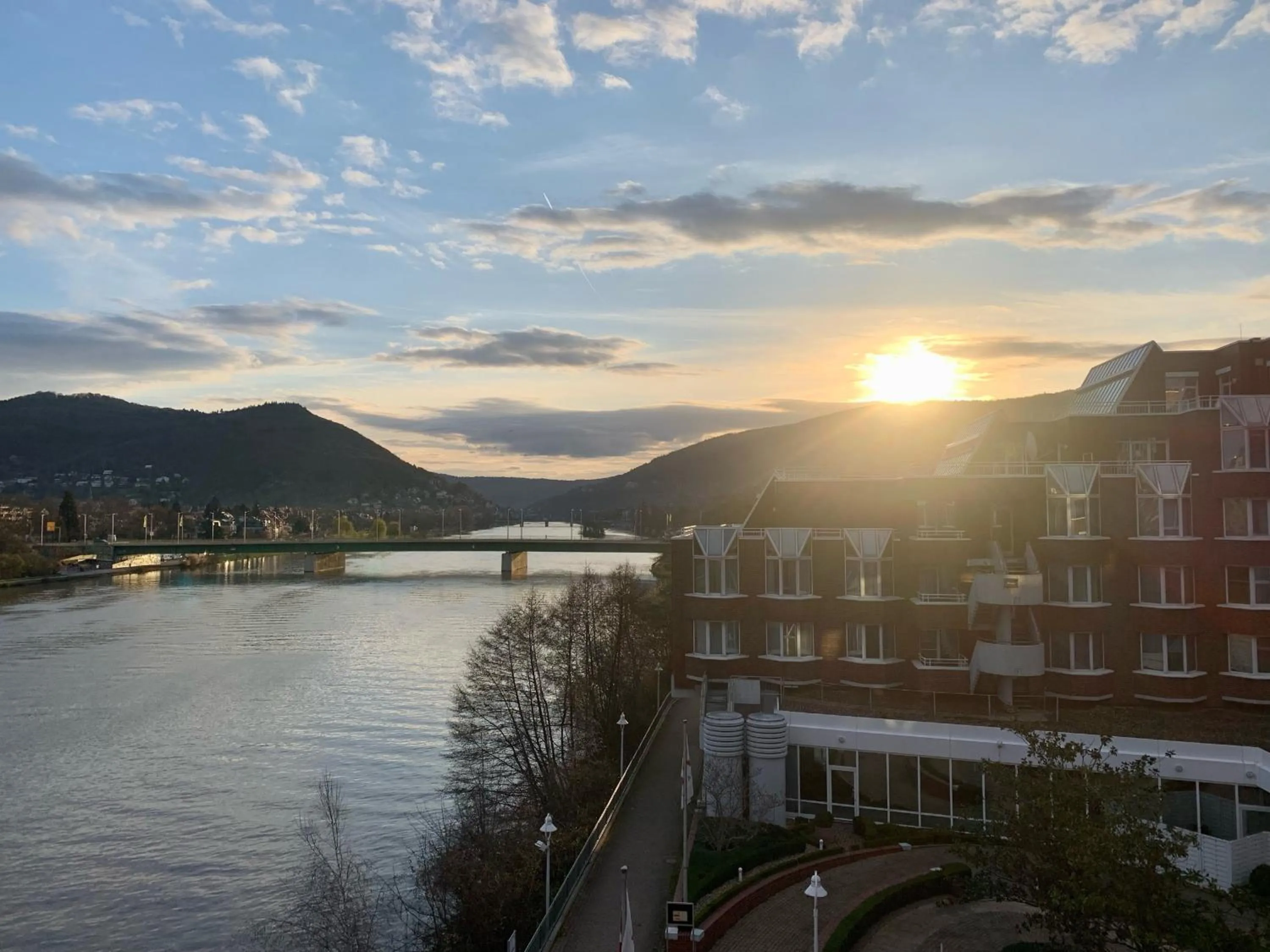 River view in Heidelberg Marriott Hotel