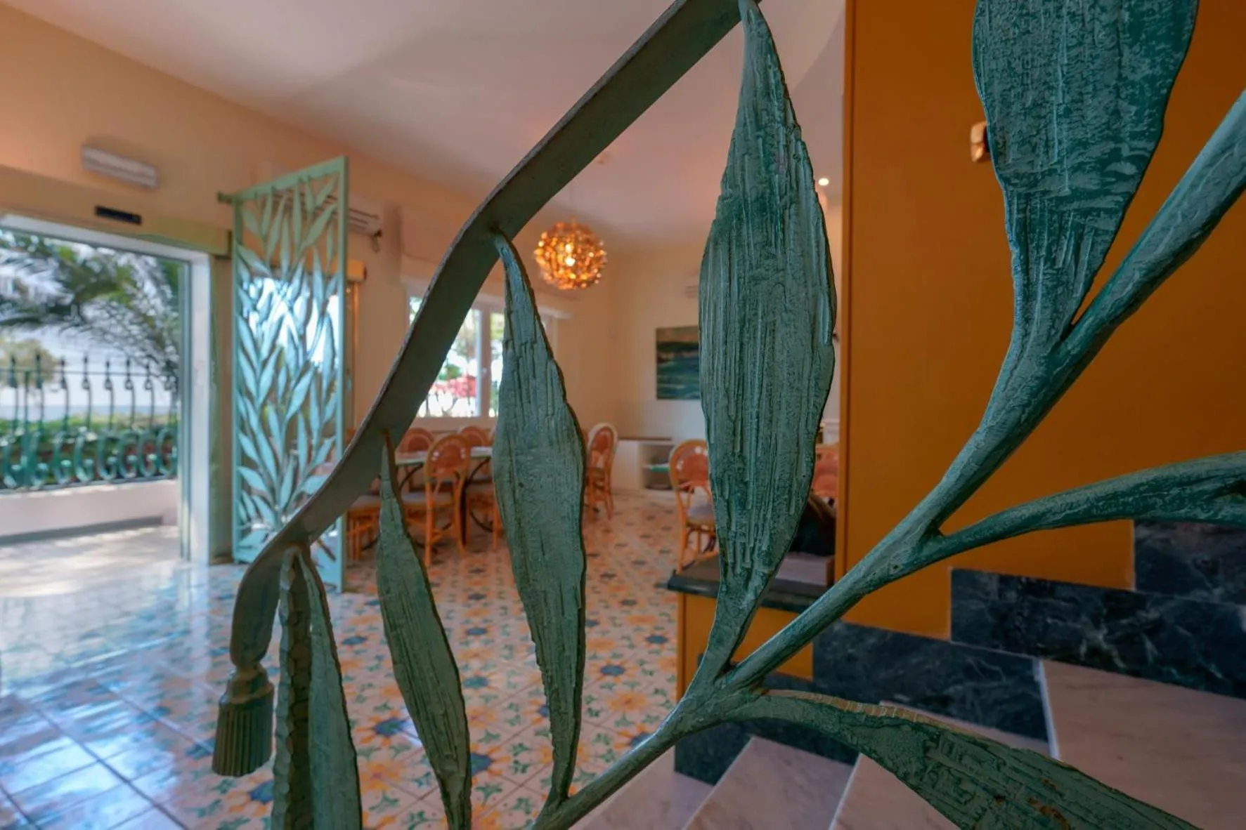 Lobby or reception in Villa degli Argentieri