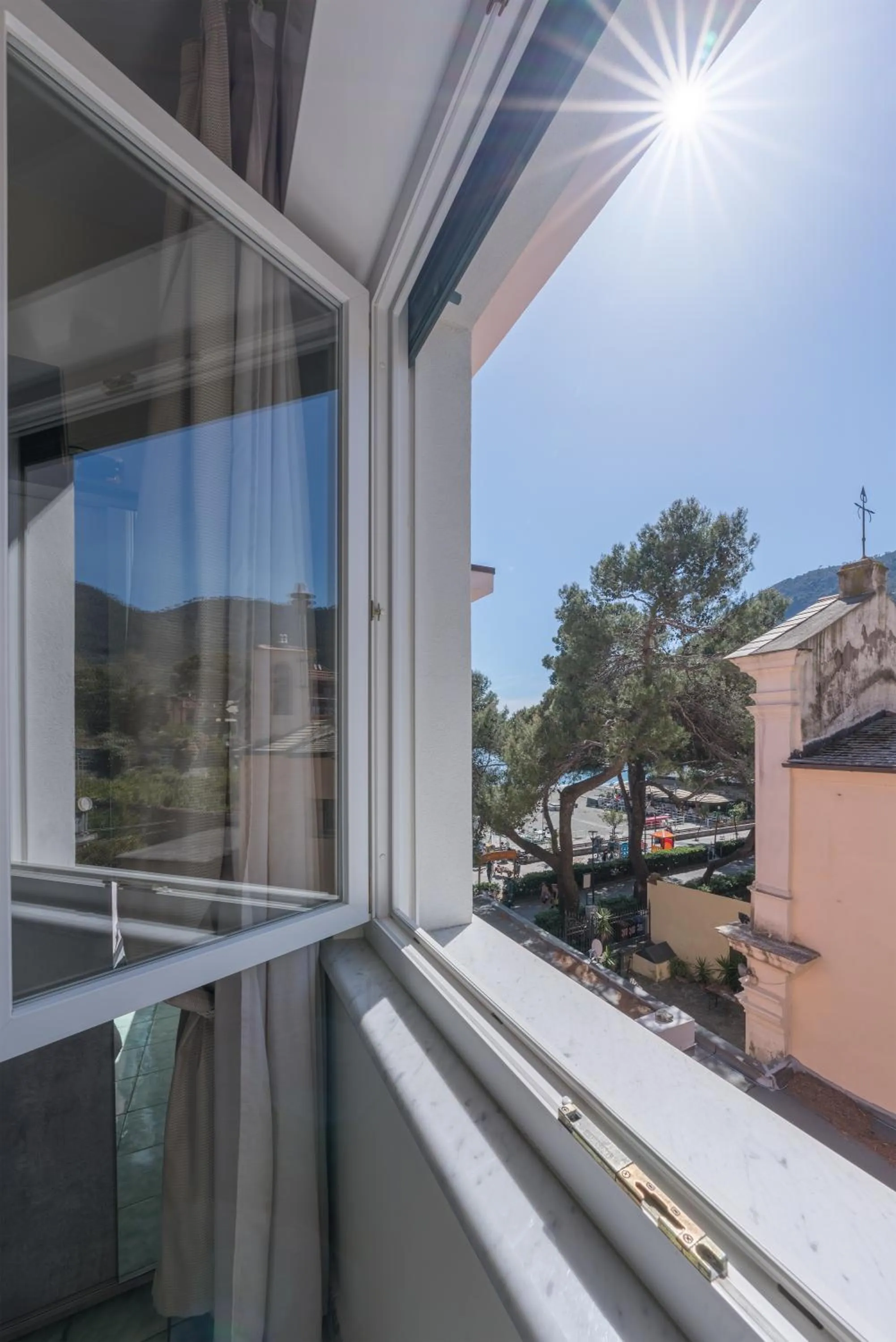 Inner courtyard view in Villa degli Argentieri