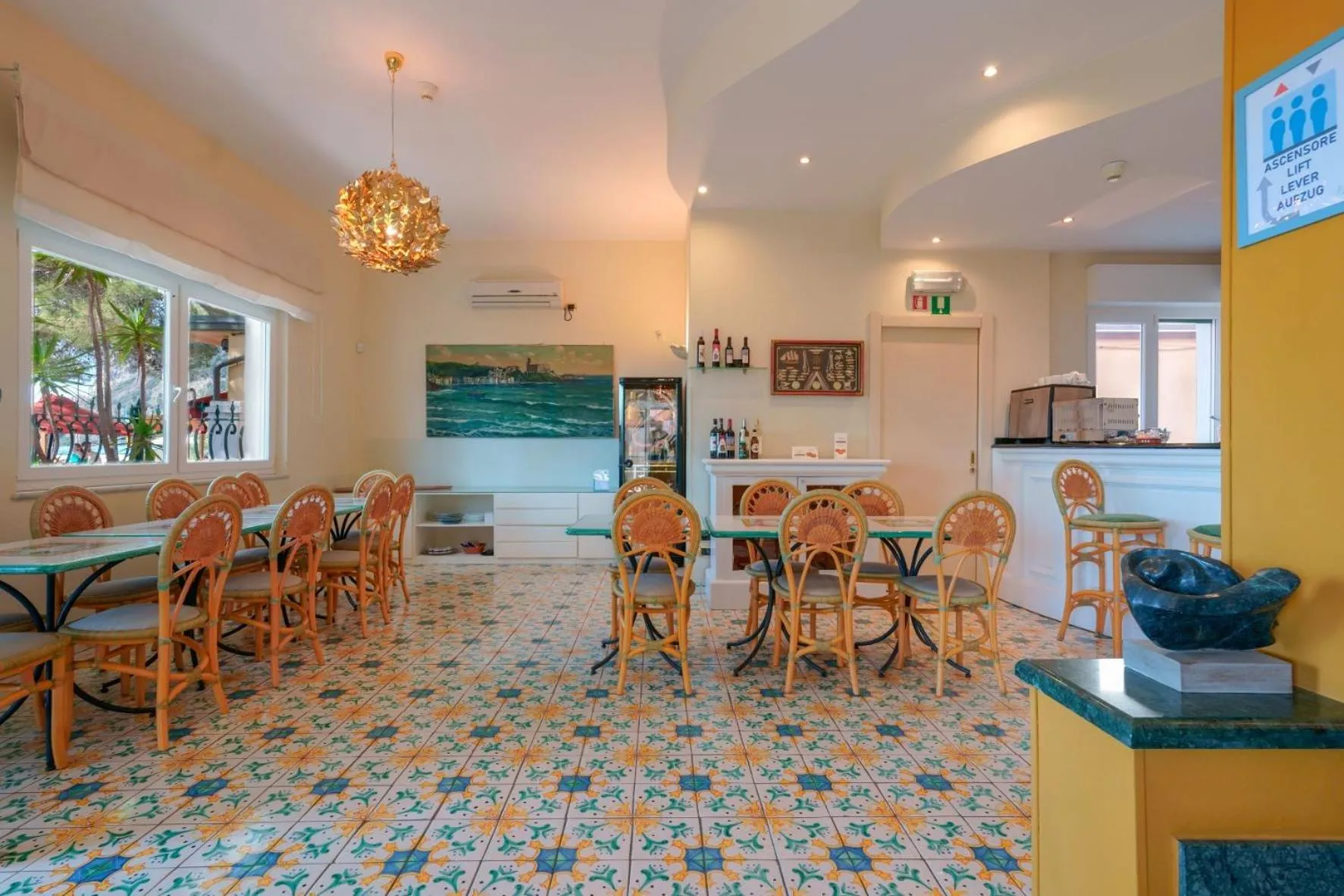 Lobby or reception in Villa degli Argentieri