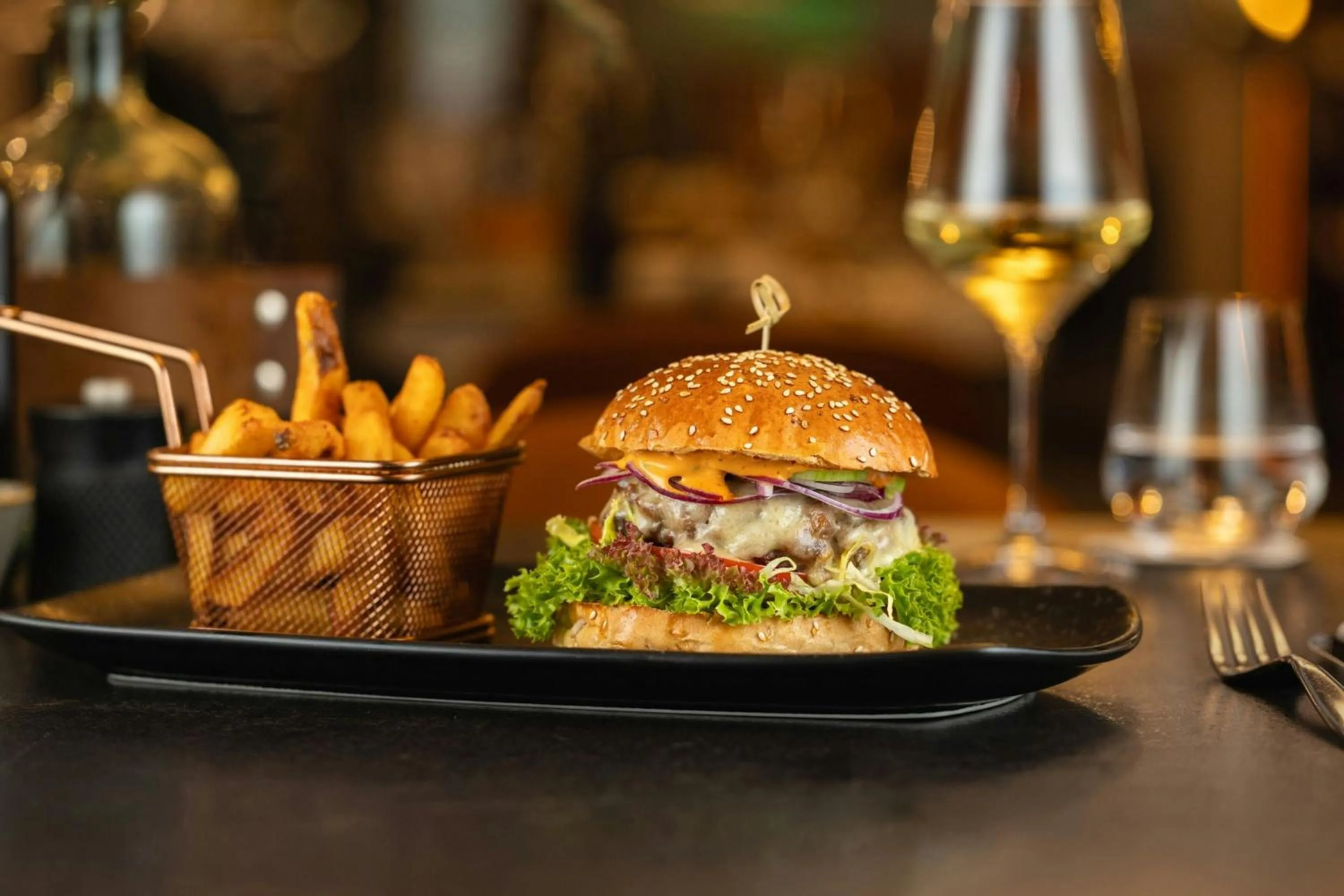 Restaurant/places to eat in Cologne Marriott Hotel