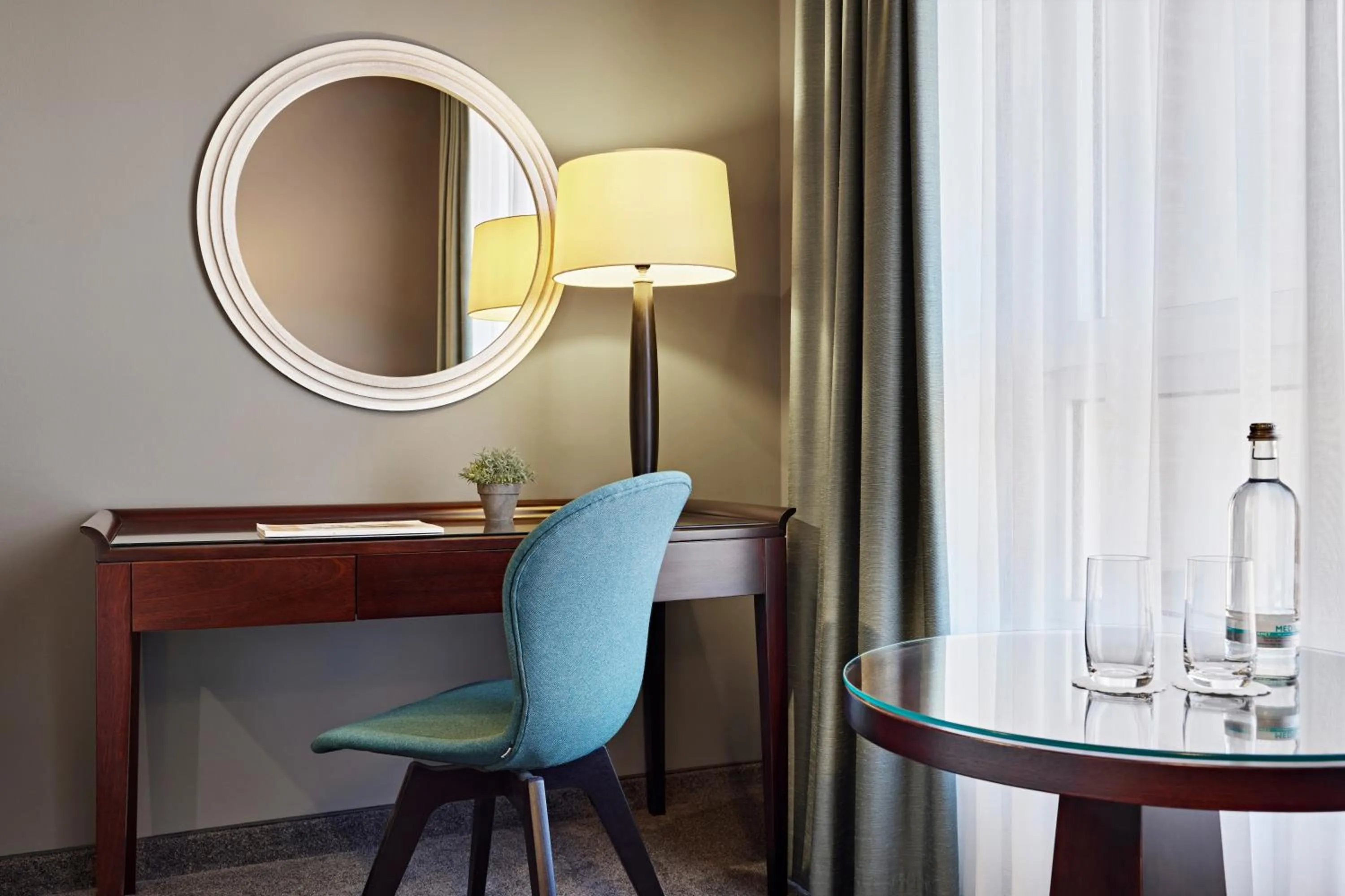 Seating area in Lindner Hotel Cologne City Plaza, part of JdV by Hyatt