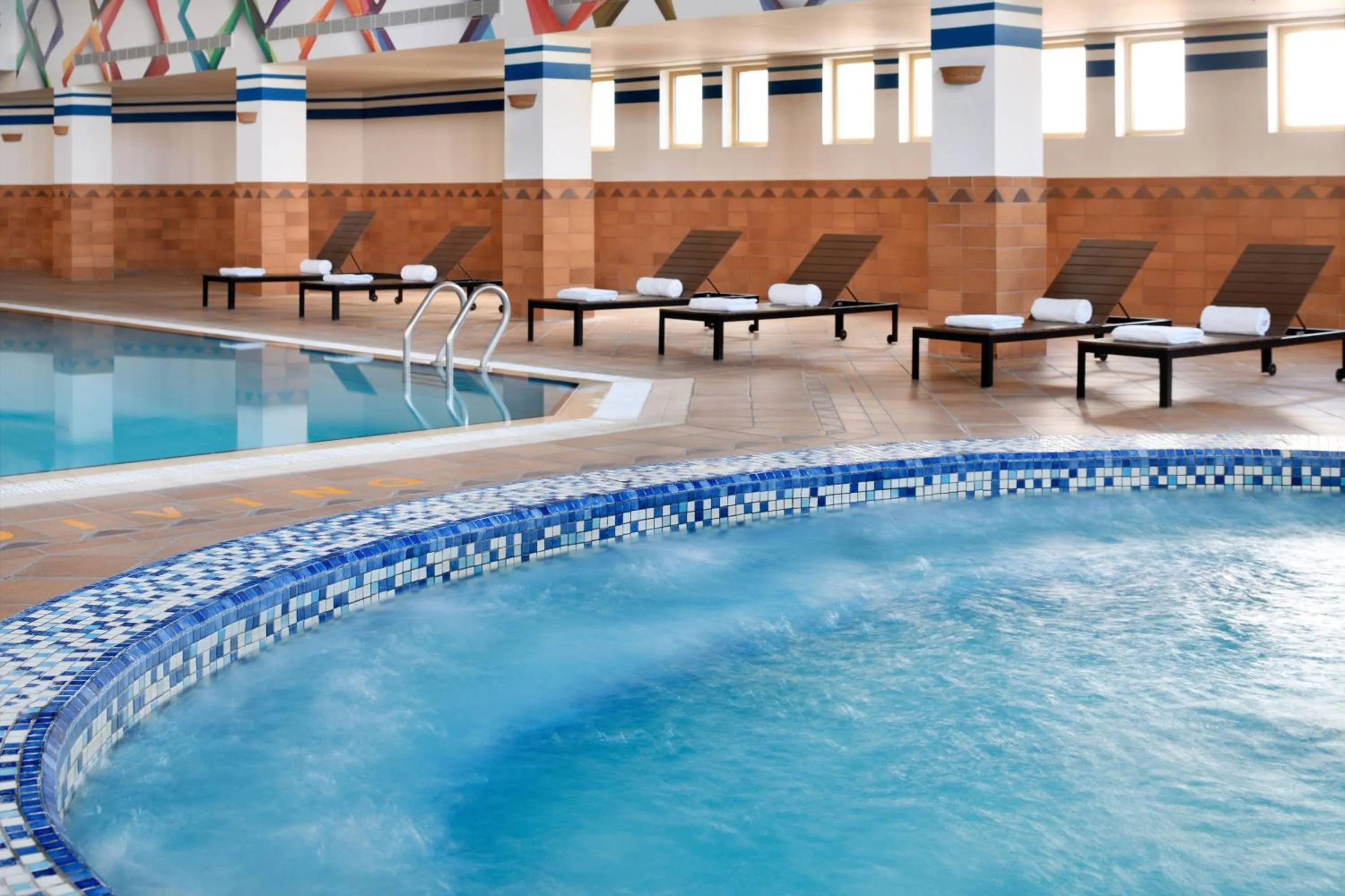 Swimming pool in Riyadh Marriott Hotel