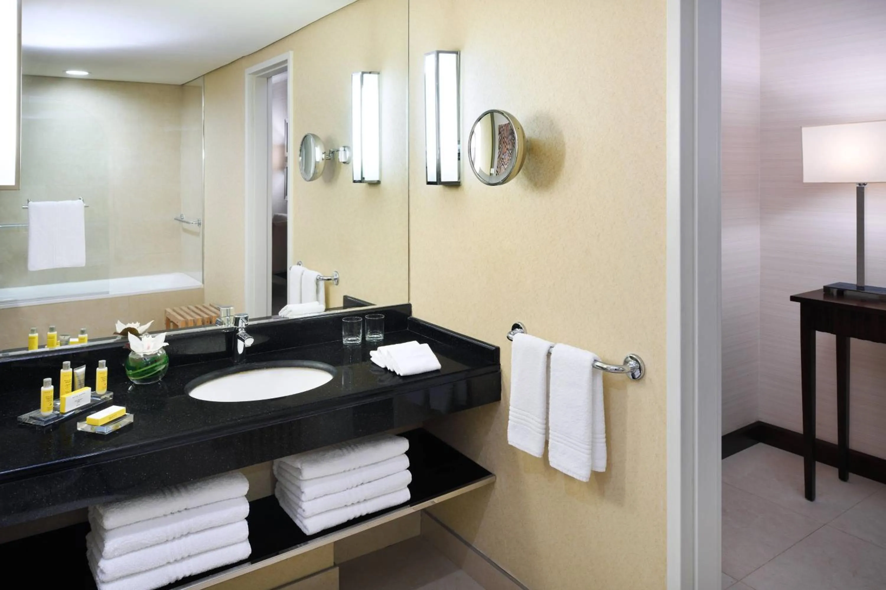 Bathroom in Riyadh Marriott Hotel