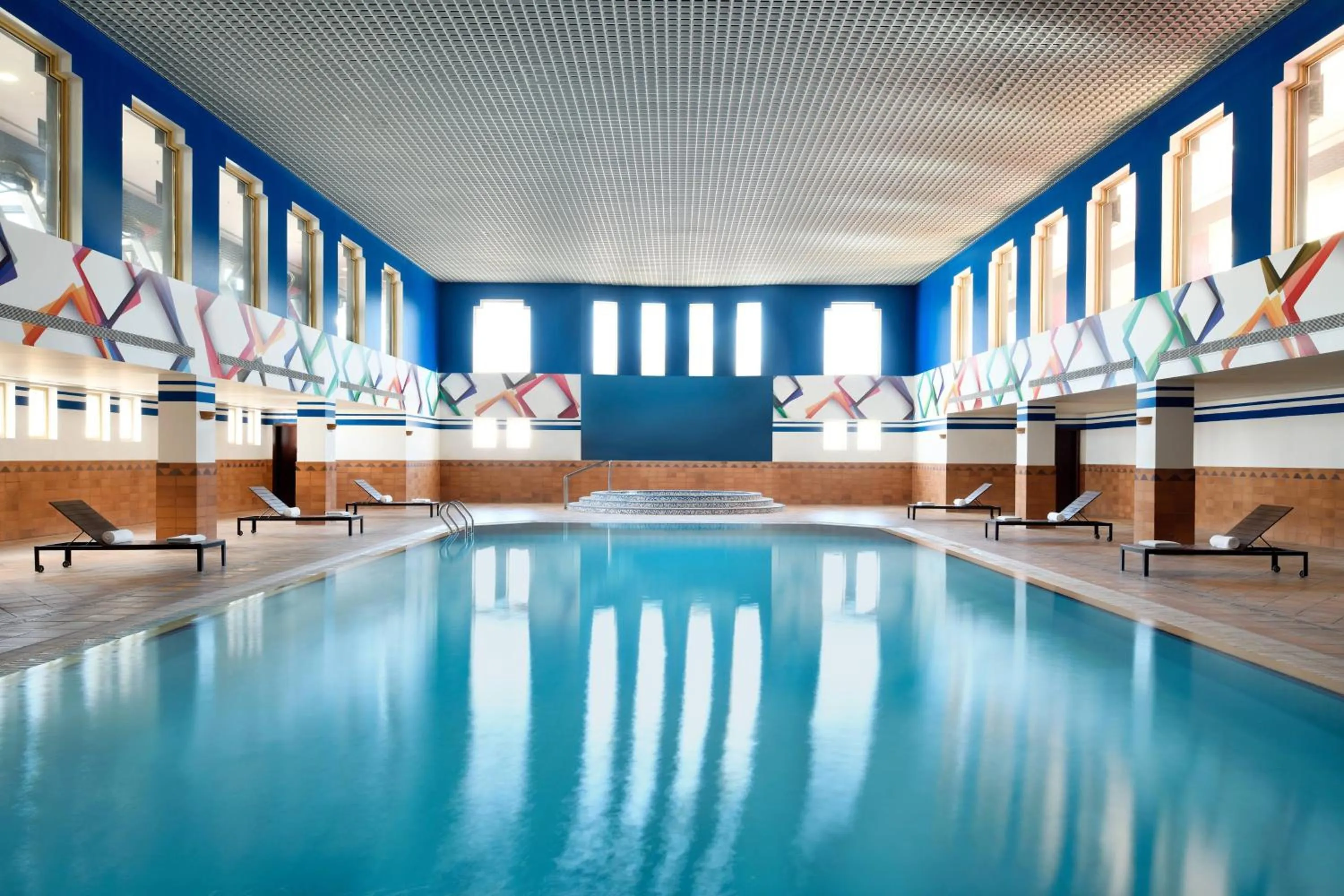 Swimming pool in Riyadh Marriott Hotel