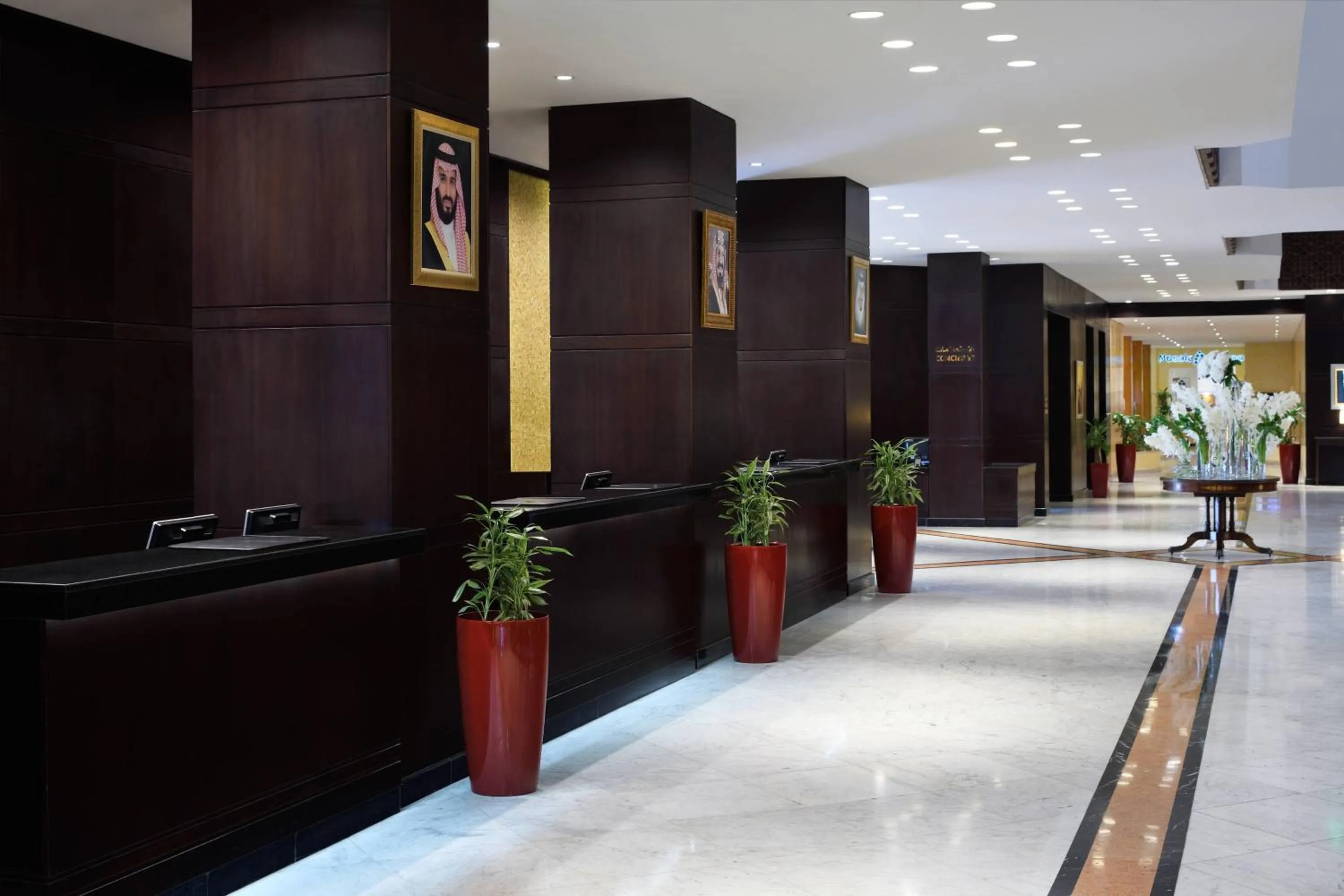 Lobby or reception in Riyadh Marriott Hotel