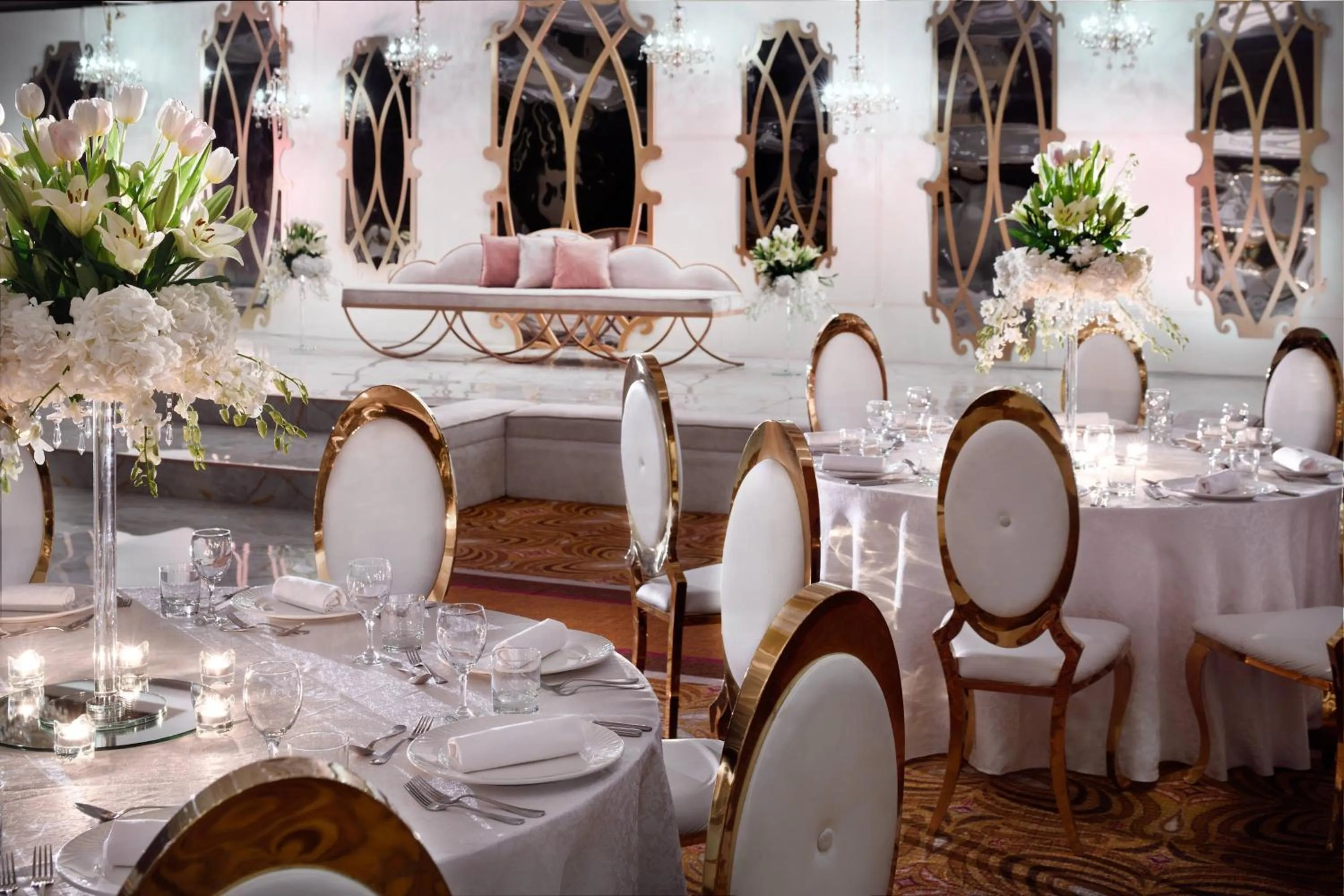 Lobby or reception in Riyadh Marriott Hotel