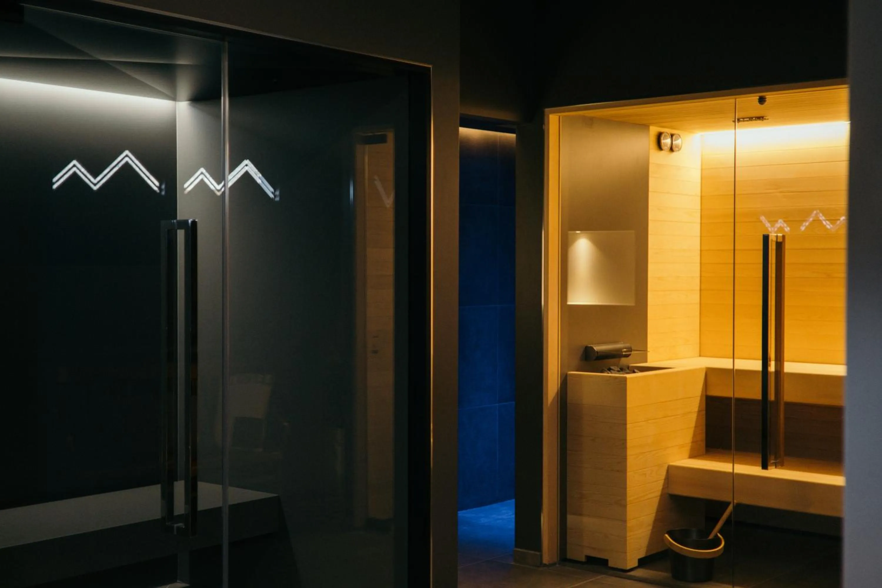 Sauna in Amiata Suite
