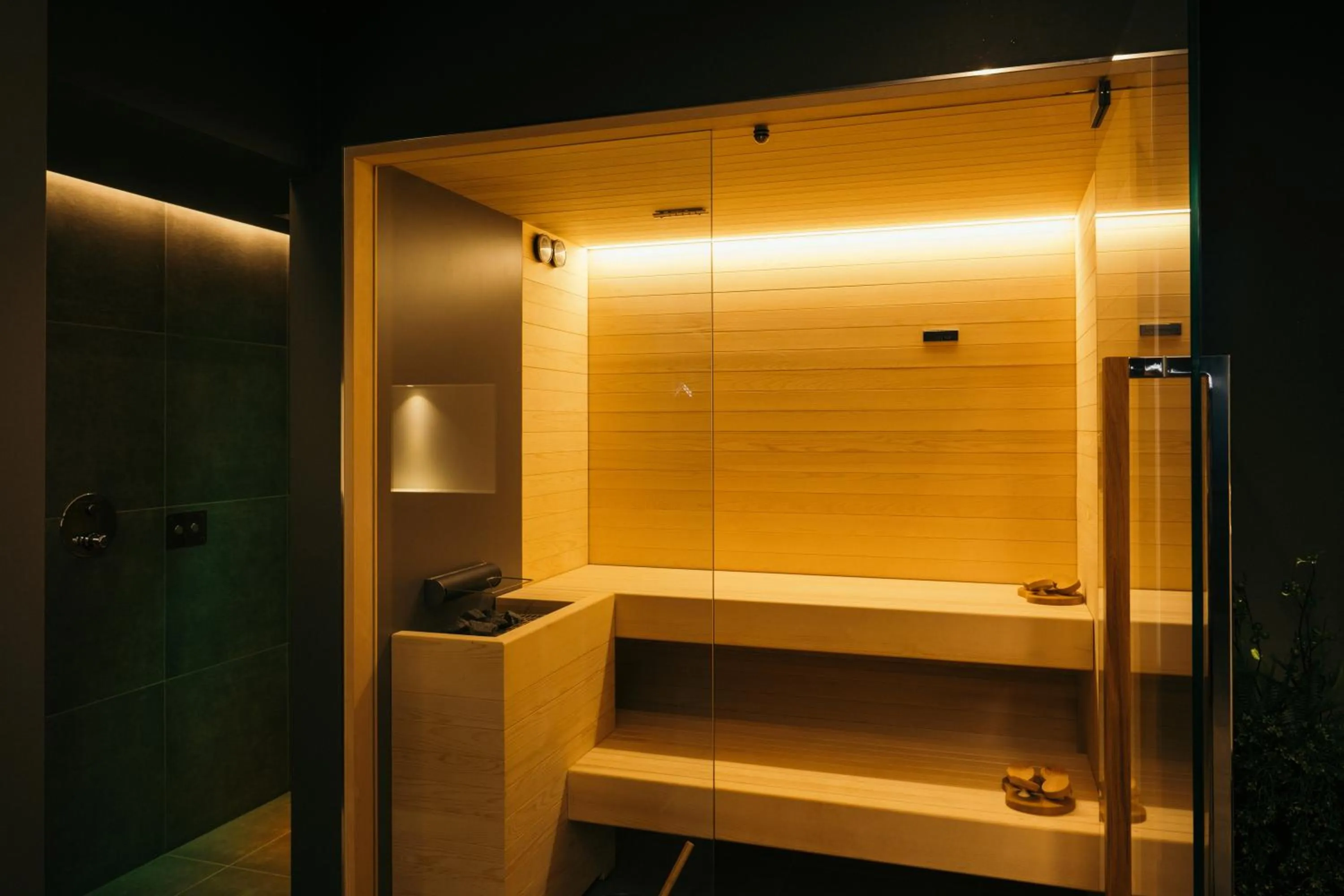 Sauna in Amiata Suite