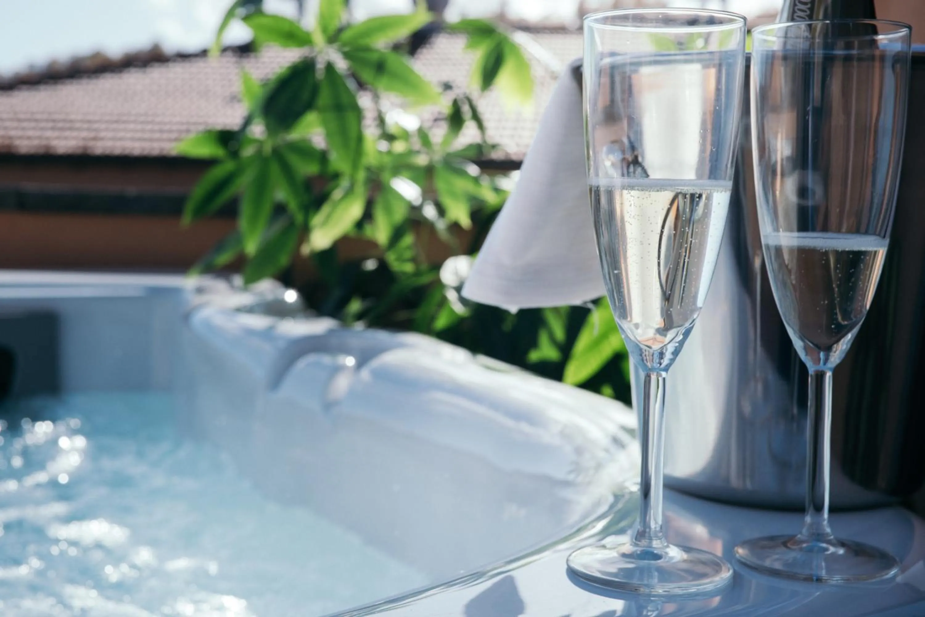 Hot Tub in Amiata Suite