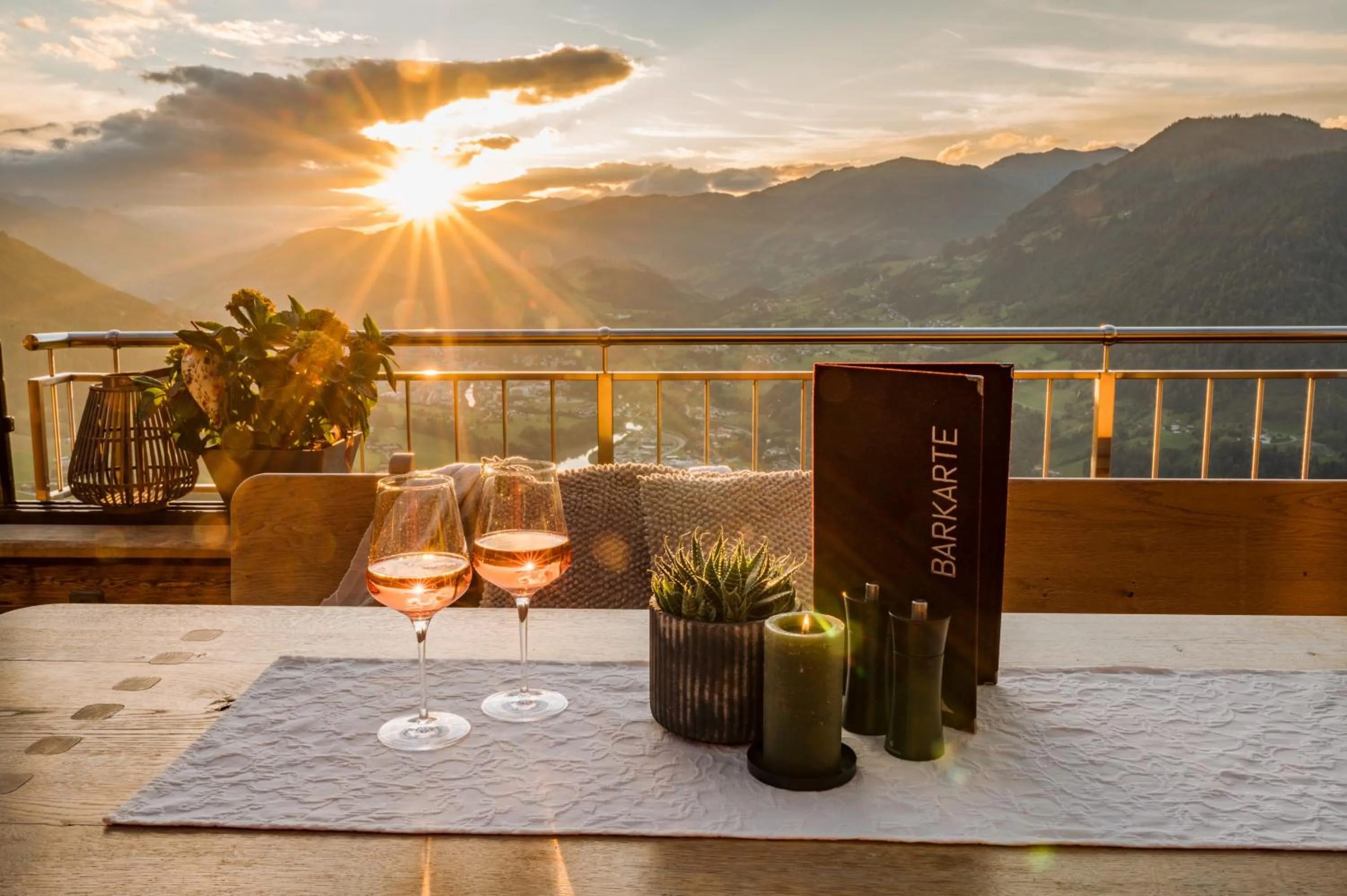 Balcony/Terrace in Alpendorf Hotel Stern