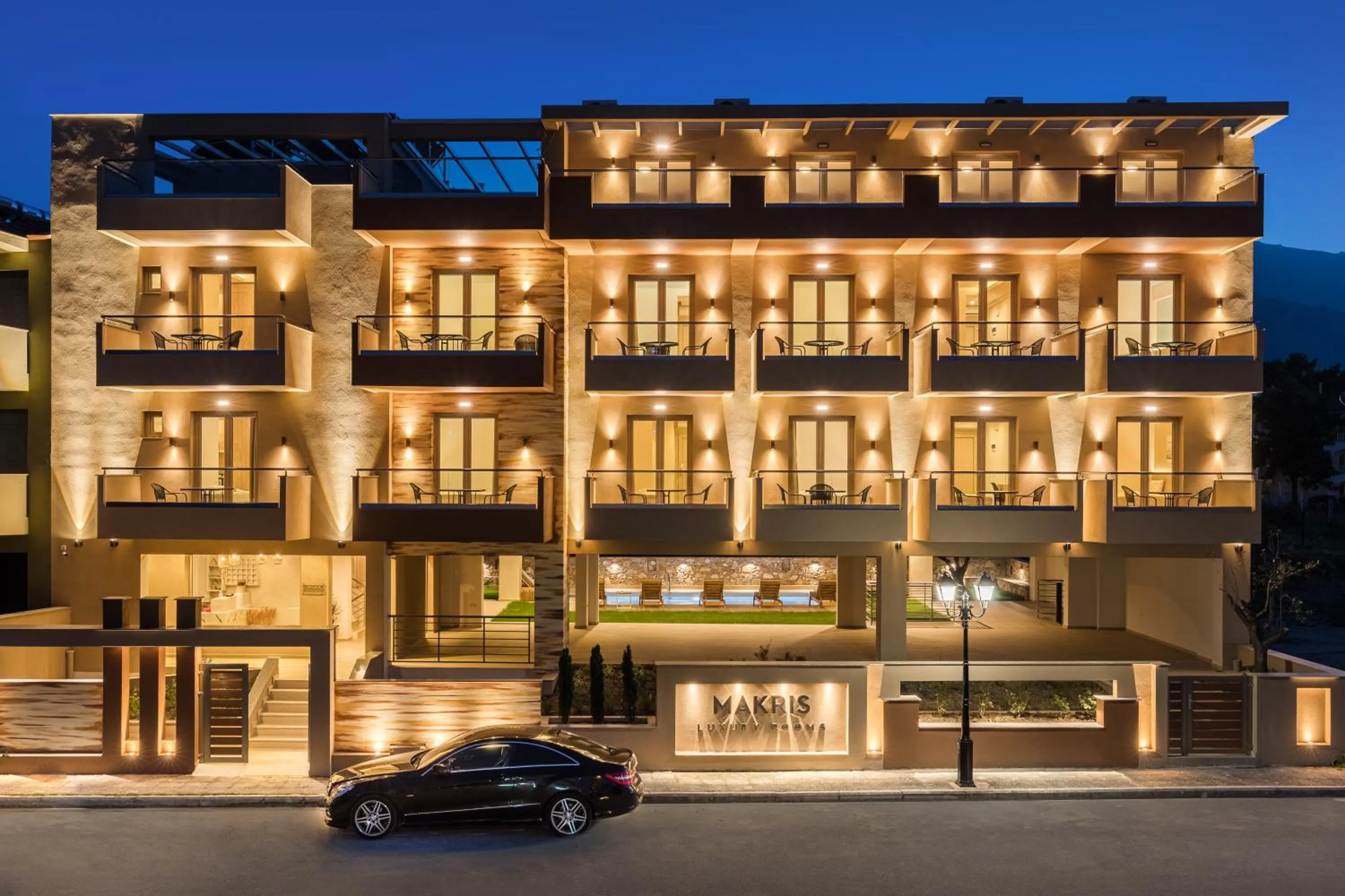 Night in Makris Luxury Rooms