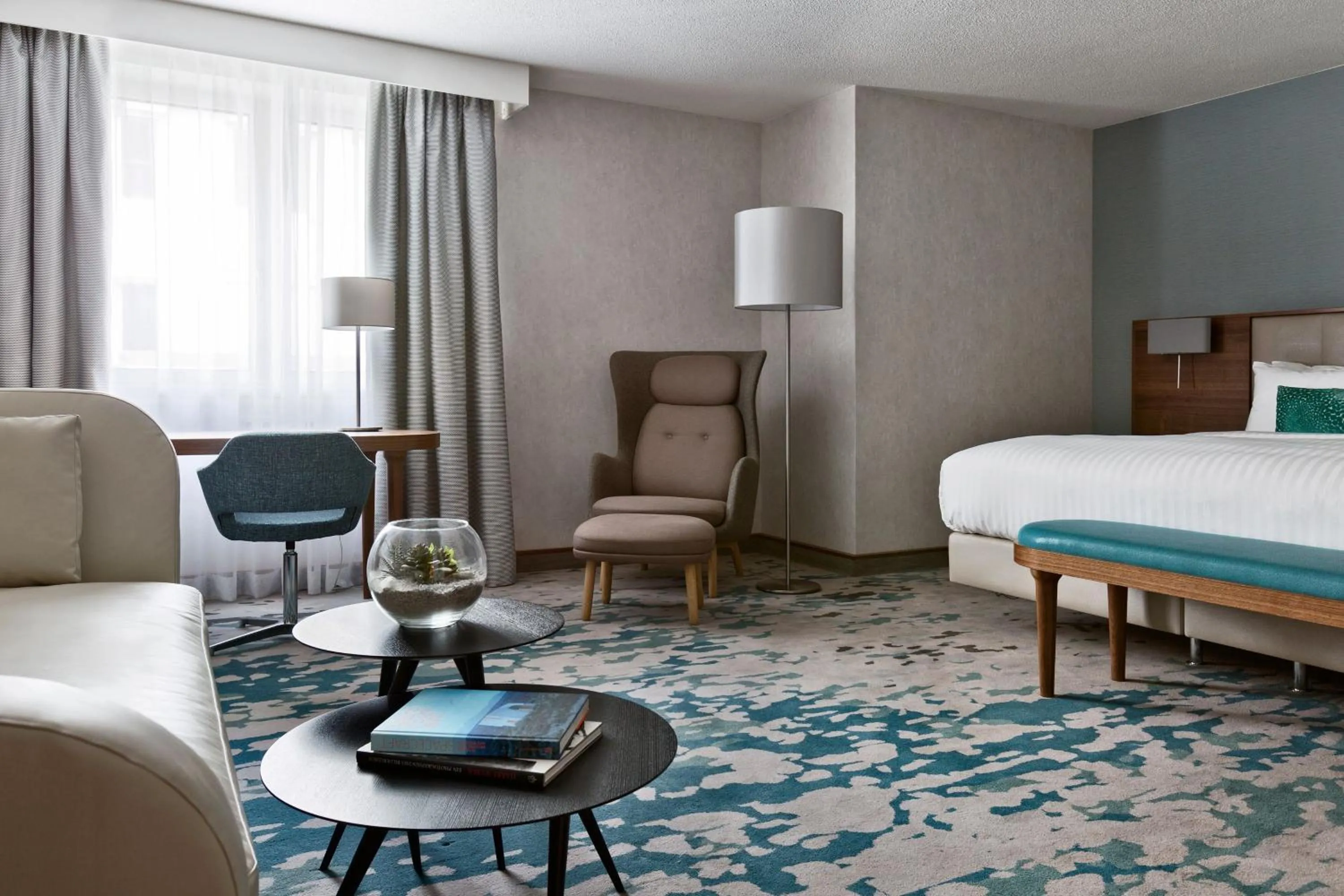 Bedroom, Bed in Vienna Marriott Hotel