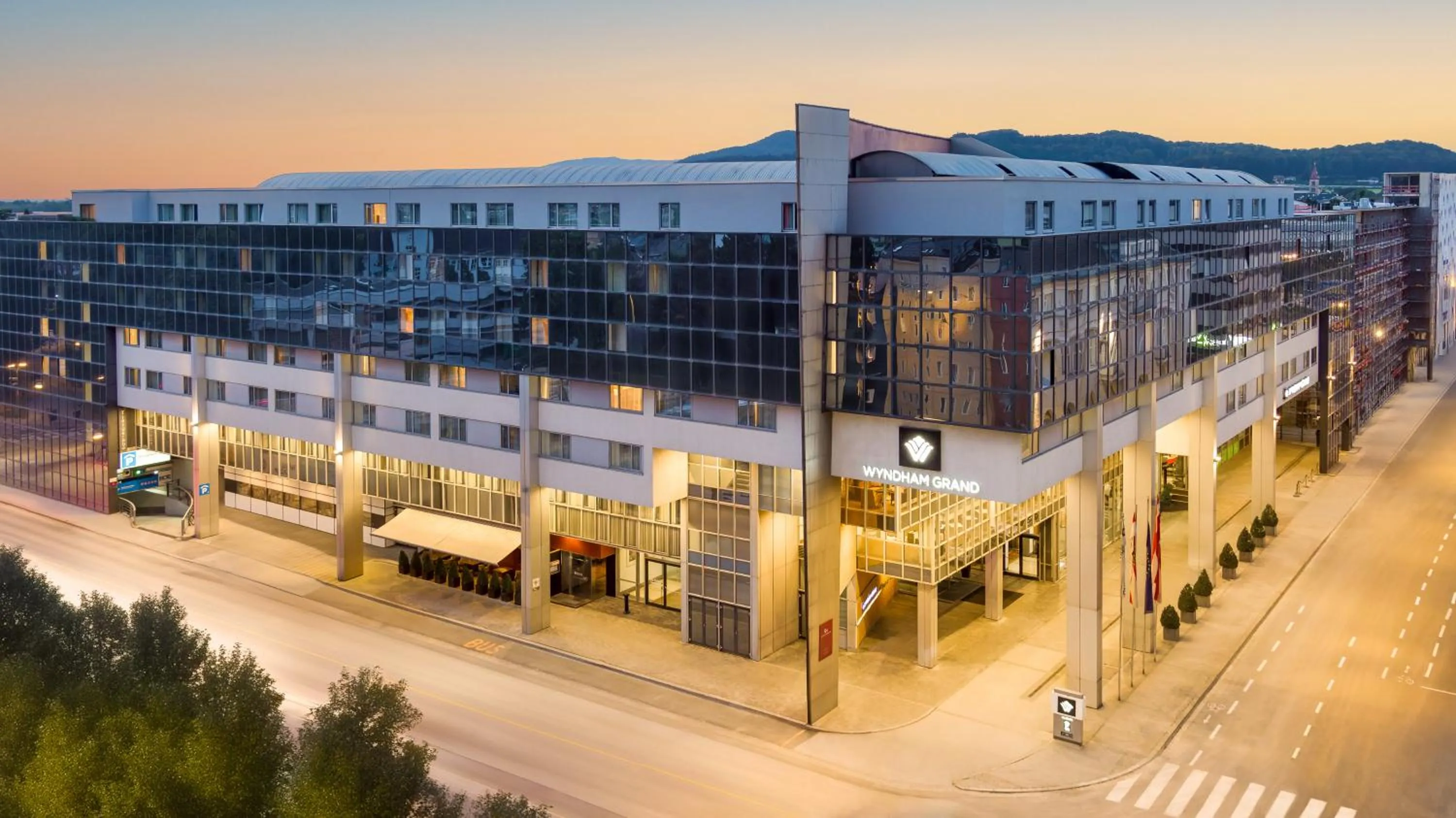 Property building in Wyndham Grand Salzburg Conference Centre