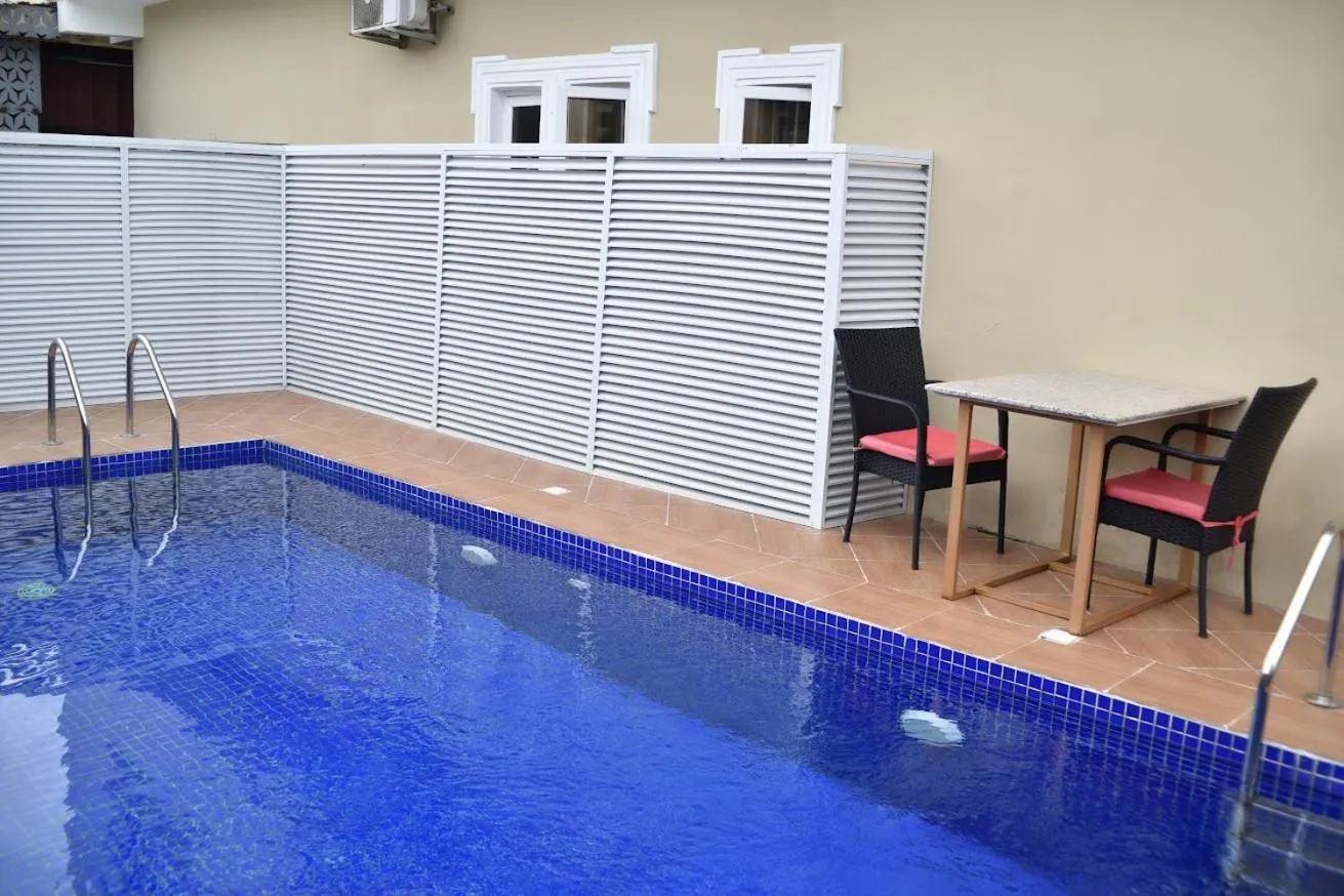 Pool view in Riviera Hotel, Apartments & Resorts