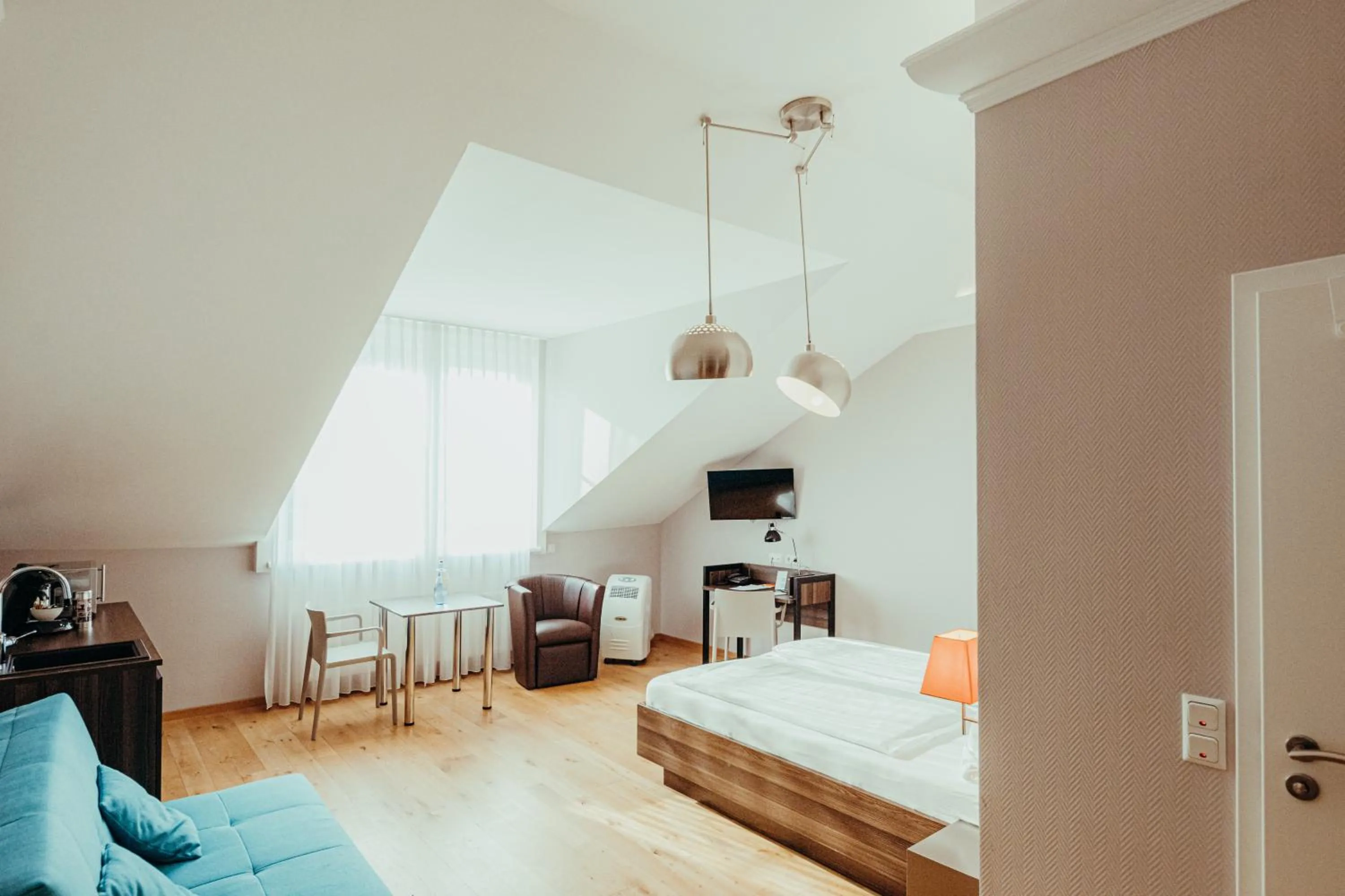 Bed in BoardingWorld Heidelberg