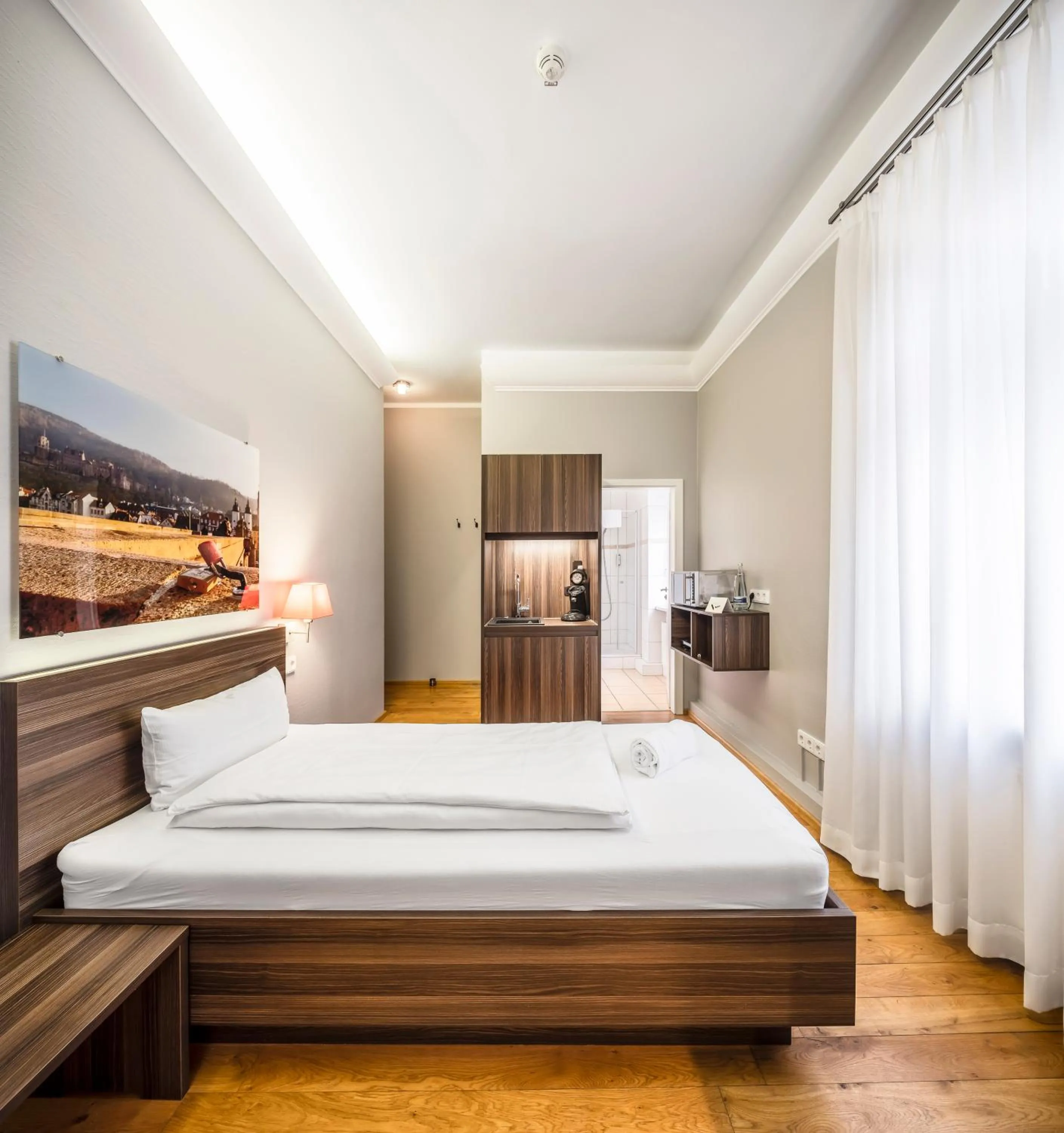 Bed in BoardingWorld Heidelberg