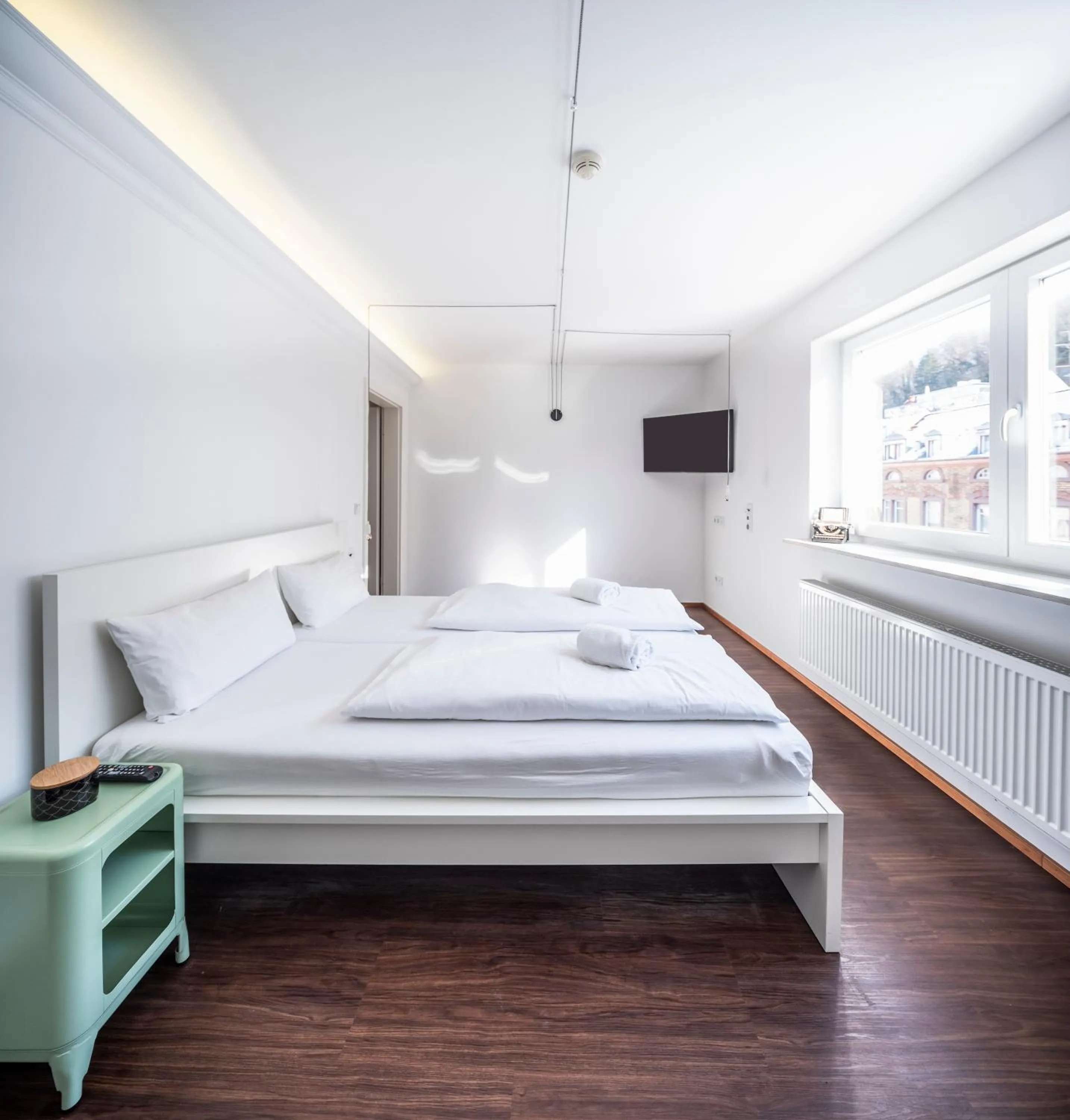 Bed in BoardingWorld Heidelberg