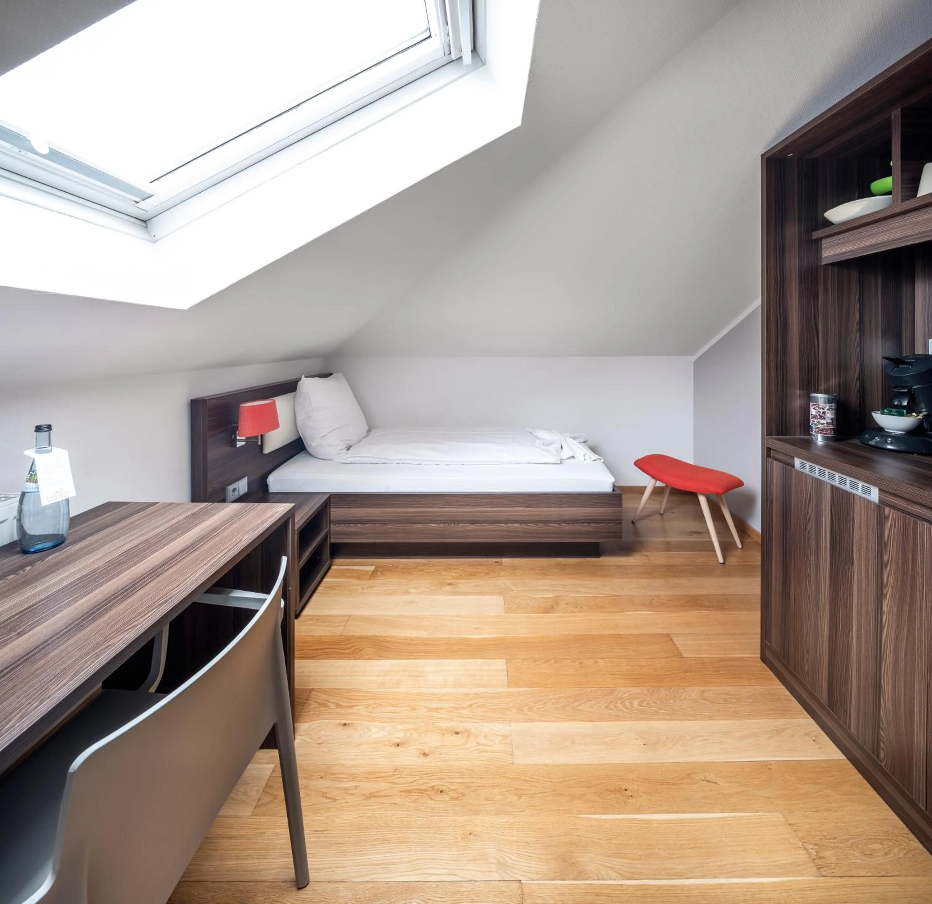 Bed in BoardingWorld Heidelberg