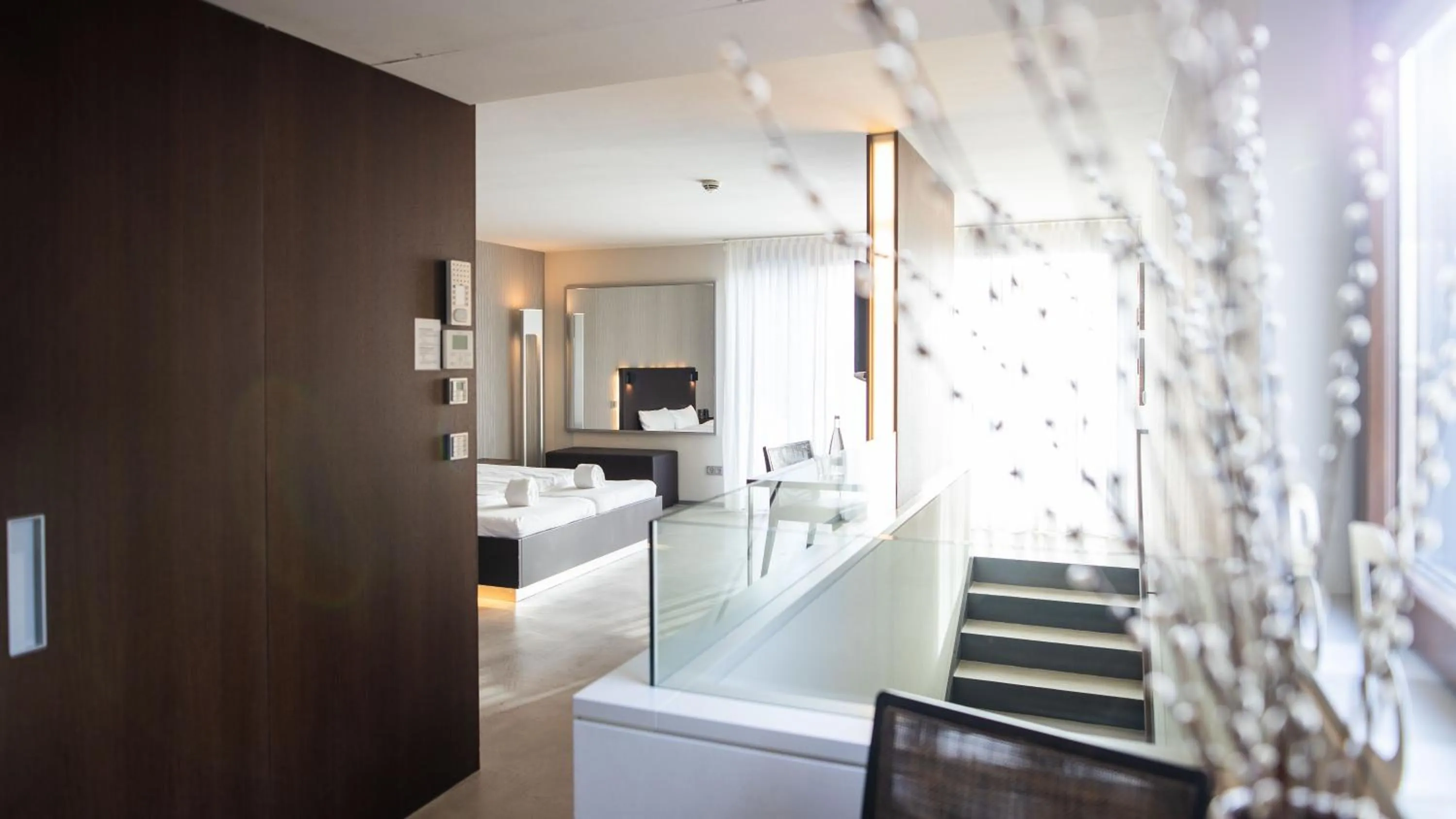 Bed in BoardingWorld Heidelberg