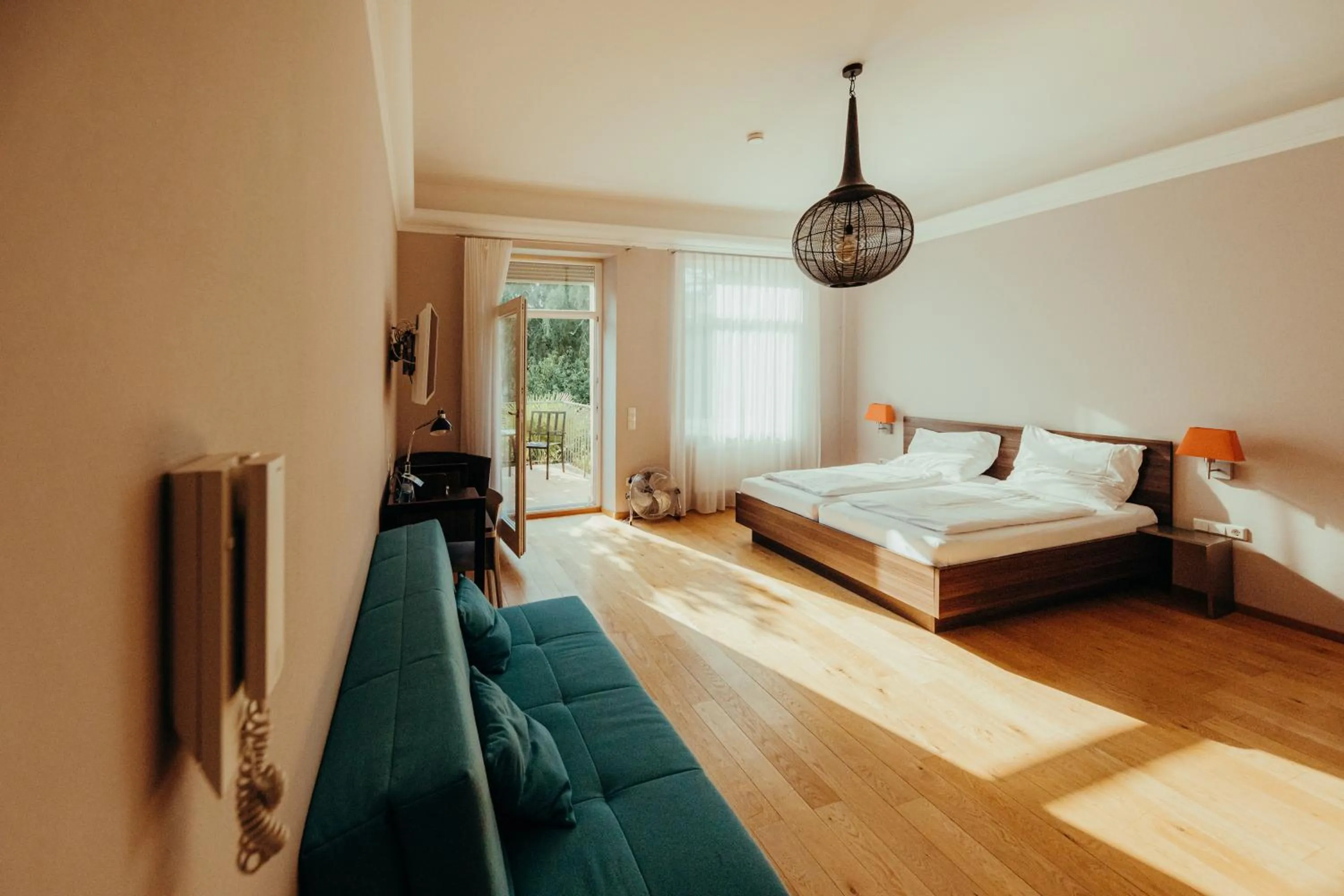 Bed in BoardingWorld Heidelberg