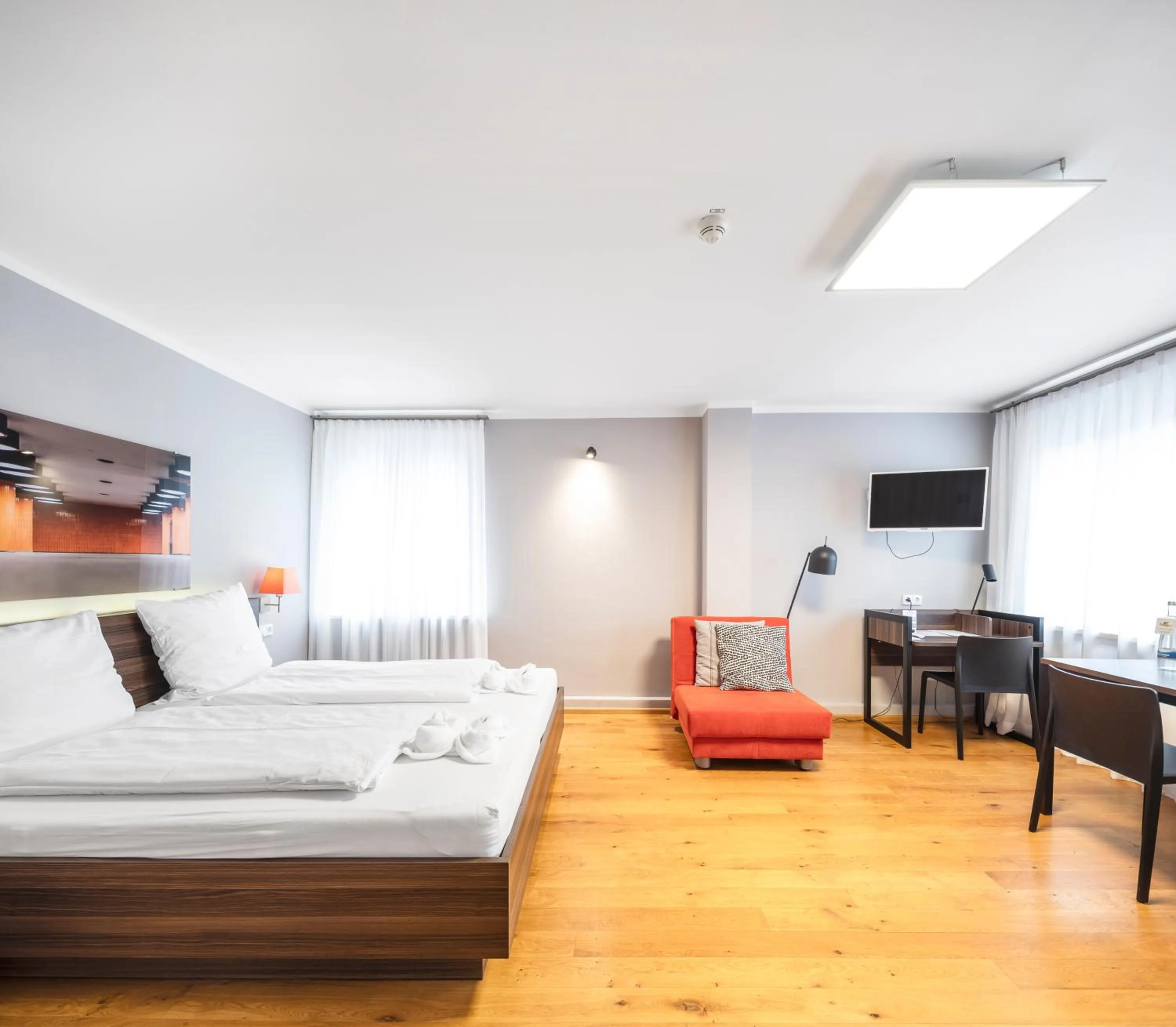 Photo of the whole room, Bed in BoardingWorld Heidelberg