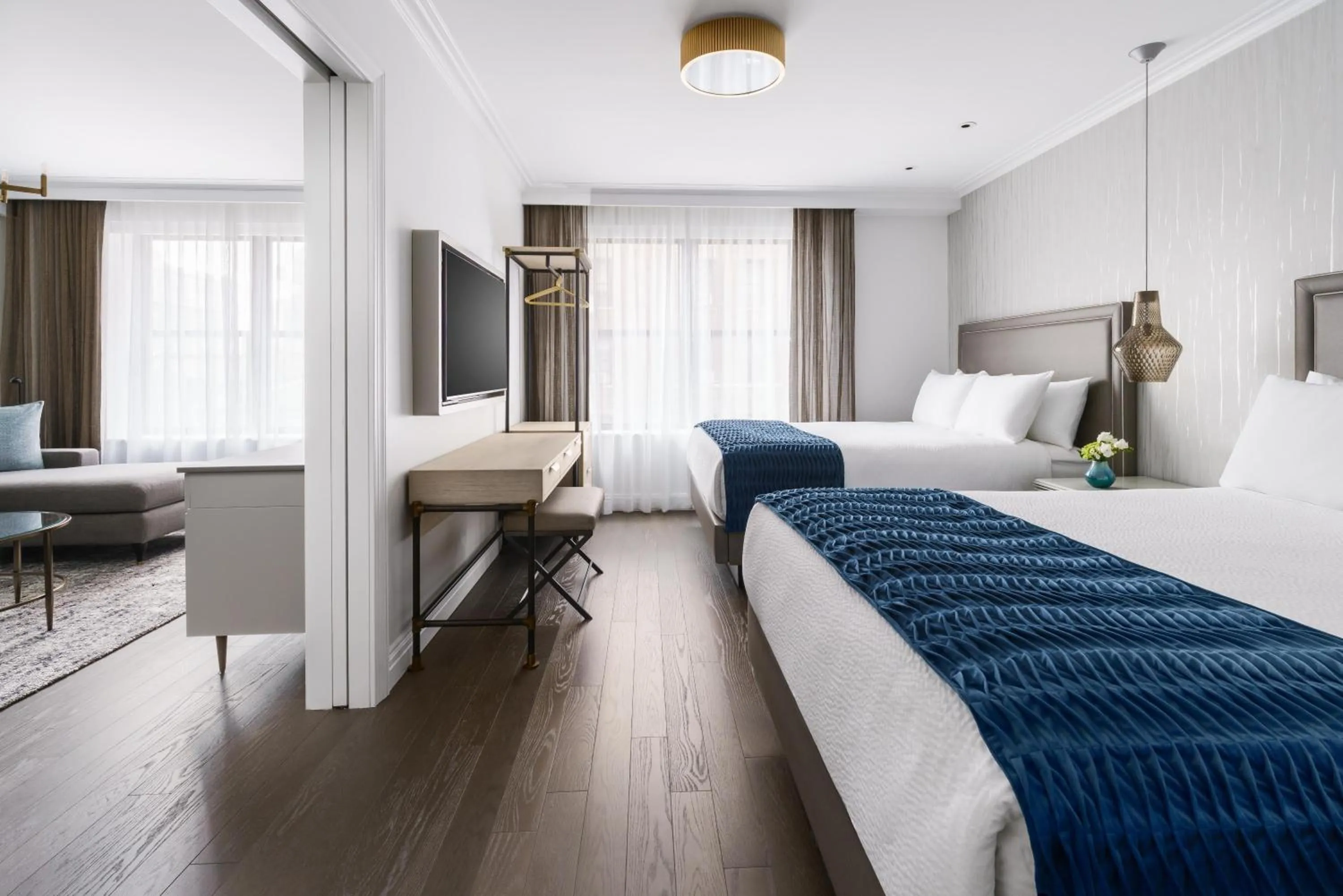 Bed in The Wallace Hotel